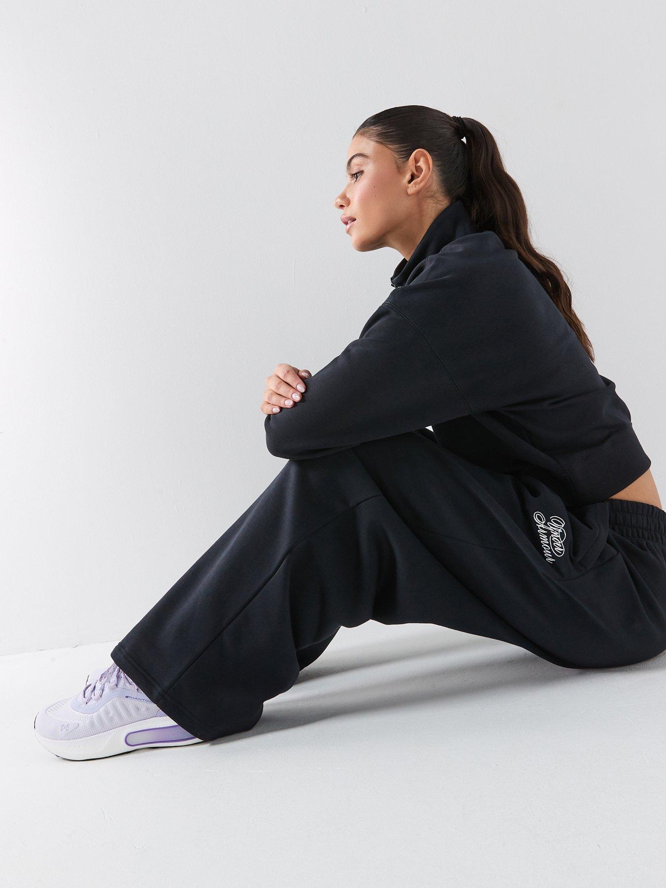 Image 4 of 6 of UNDER ARMOUR Womens Rival Fleece Pant - Black