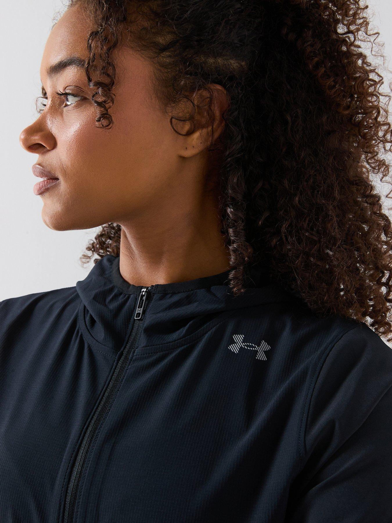 Image 6 of 6 of UNDER ARMOUR Womens Running Launch Jacket - Black