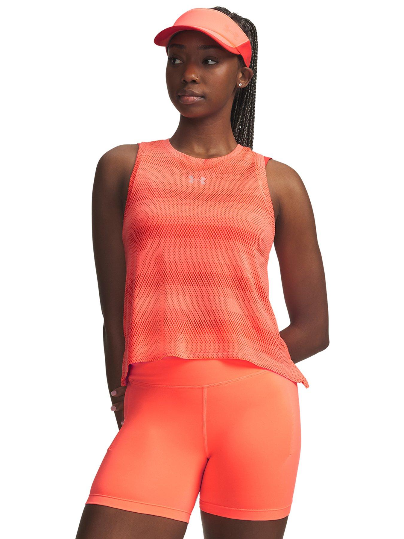 UNDER ARMOUR Womens Running Launch Elite Singlet, Orange, Size Xs, Women