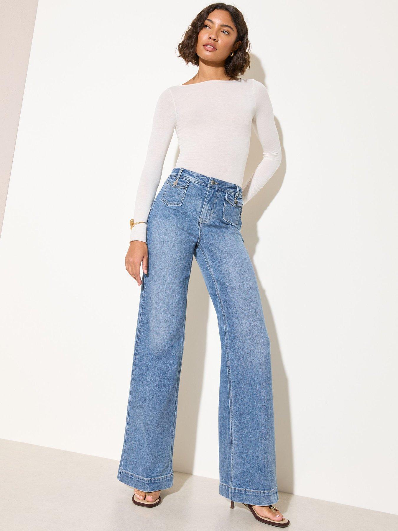 Image 3 of 5 of Friends Like These True Flare Jean - Blue
