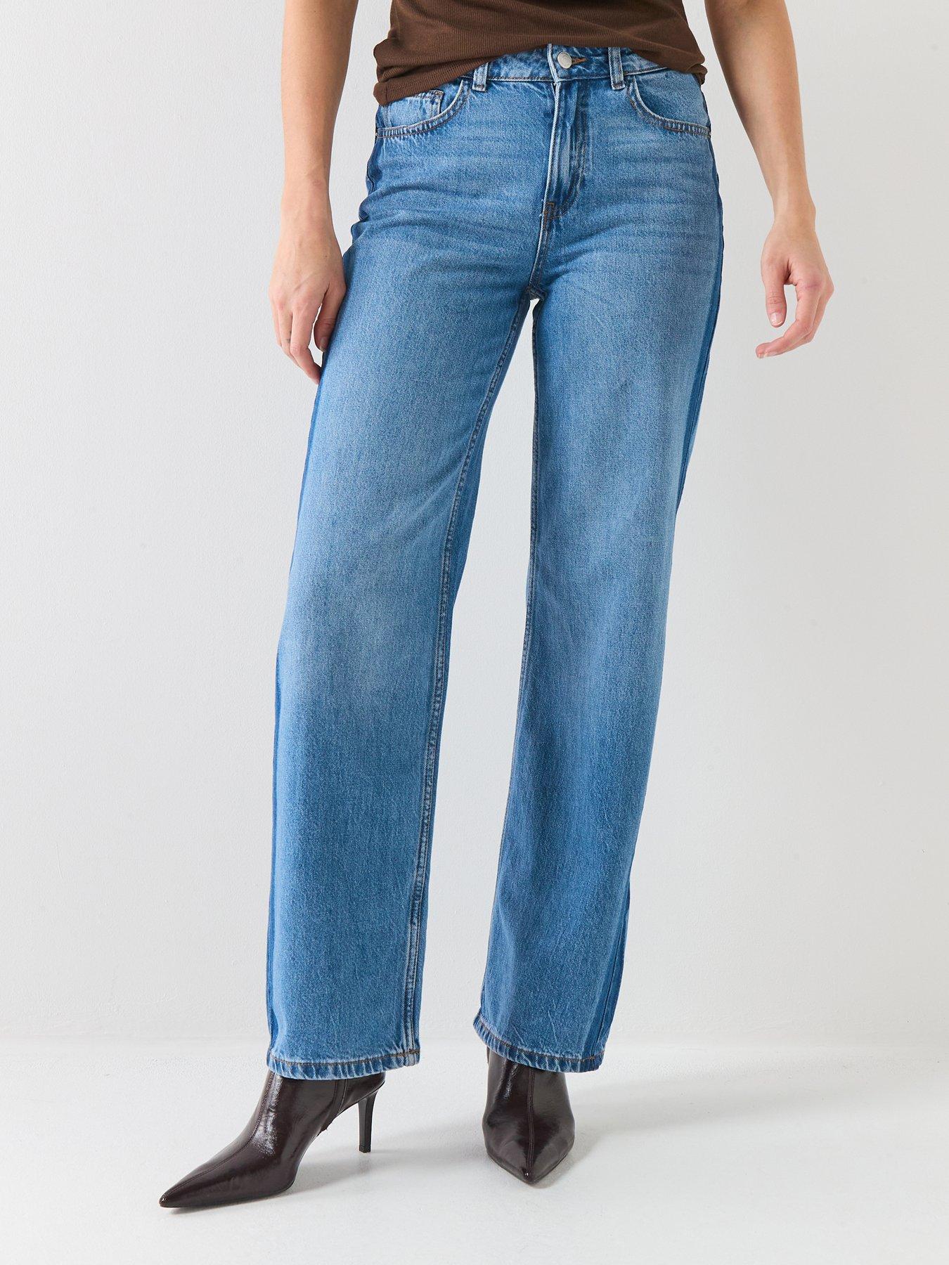 Vero Moda Straight Leg Jean, Blue, Size 27, Women