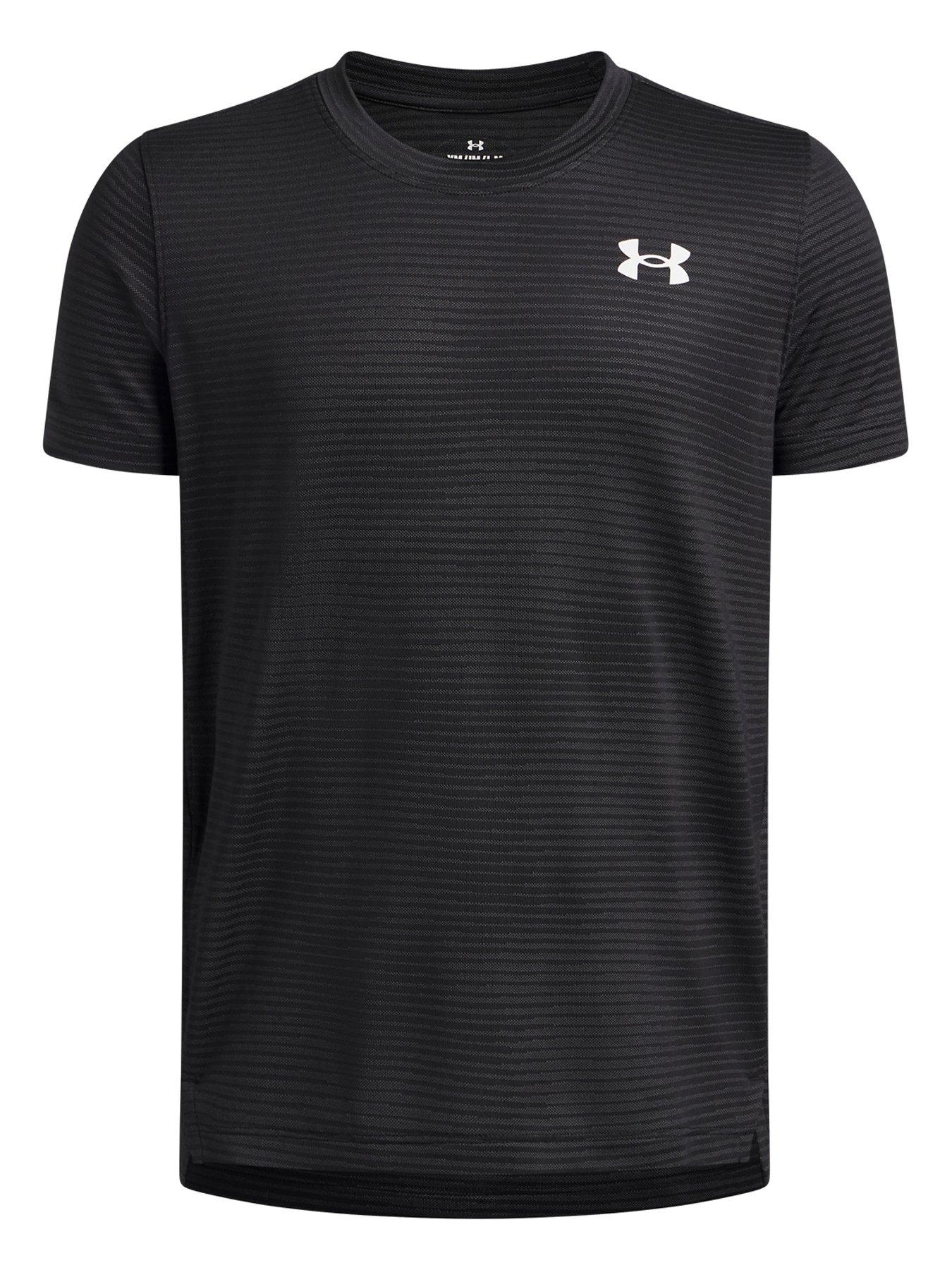 Image 6 of 6 of UNDER ARMOUR Junior Boys Training Tech Vent Short Sleeve T-Shirt - Black