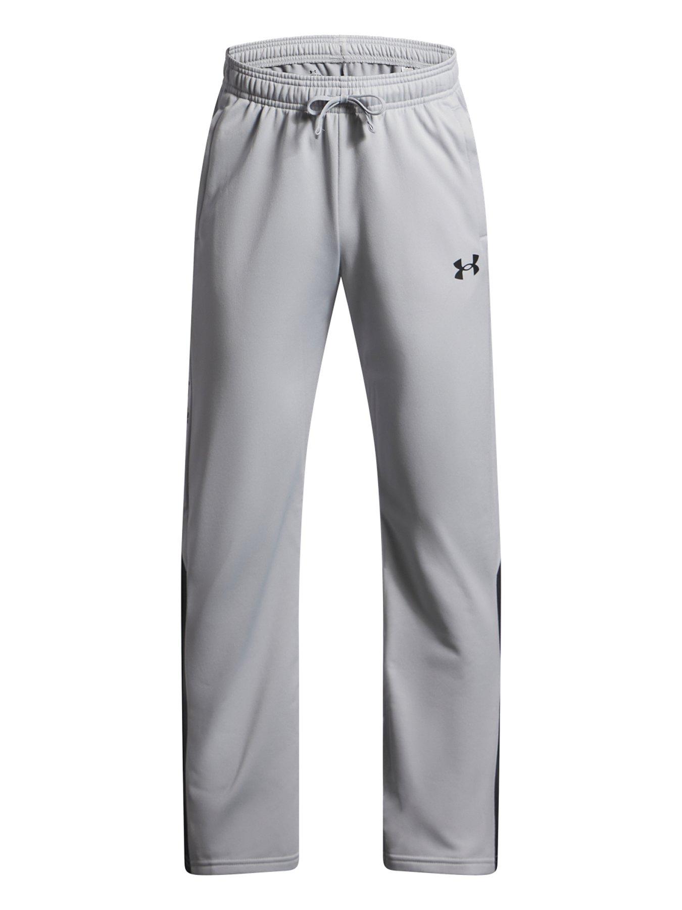 UNDER ARMOUR Junior Boys Training Rival Knit Taper Pant - Grey