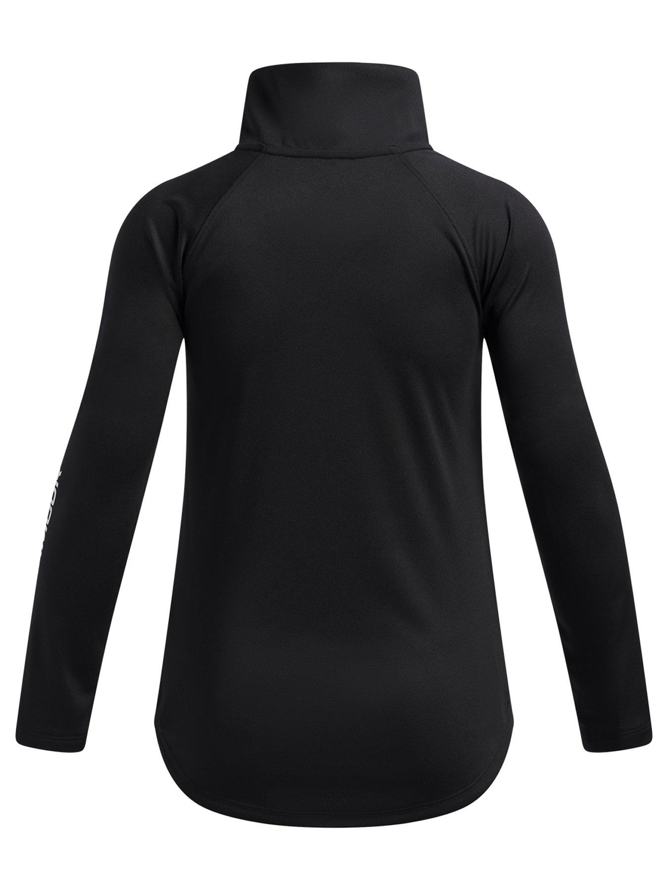 Image 2 of 3 of UNDER ARMOUR Junior Girls Training Tech 1/2 Zip - Black
