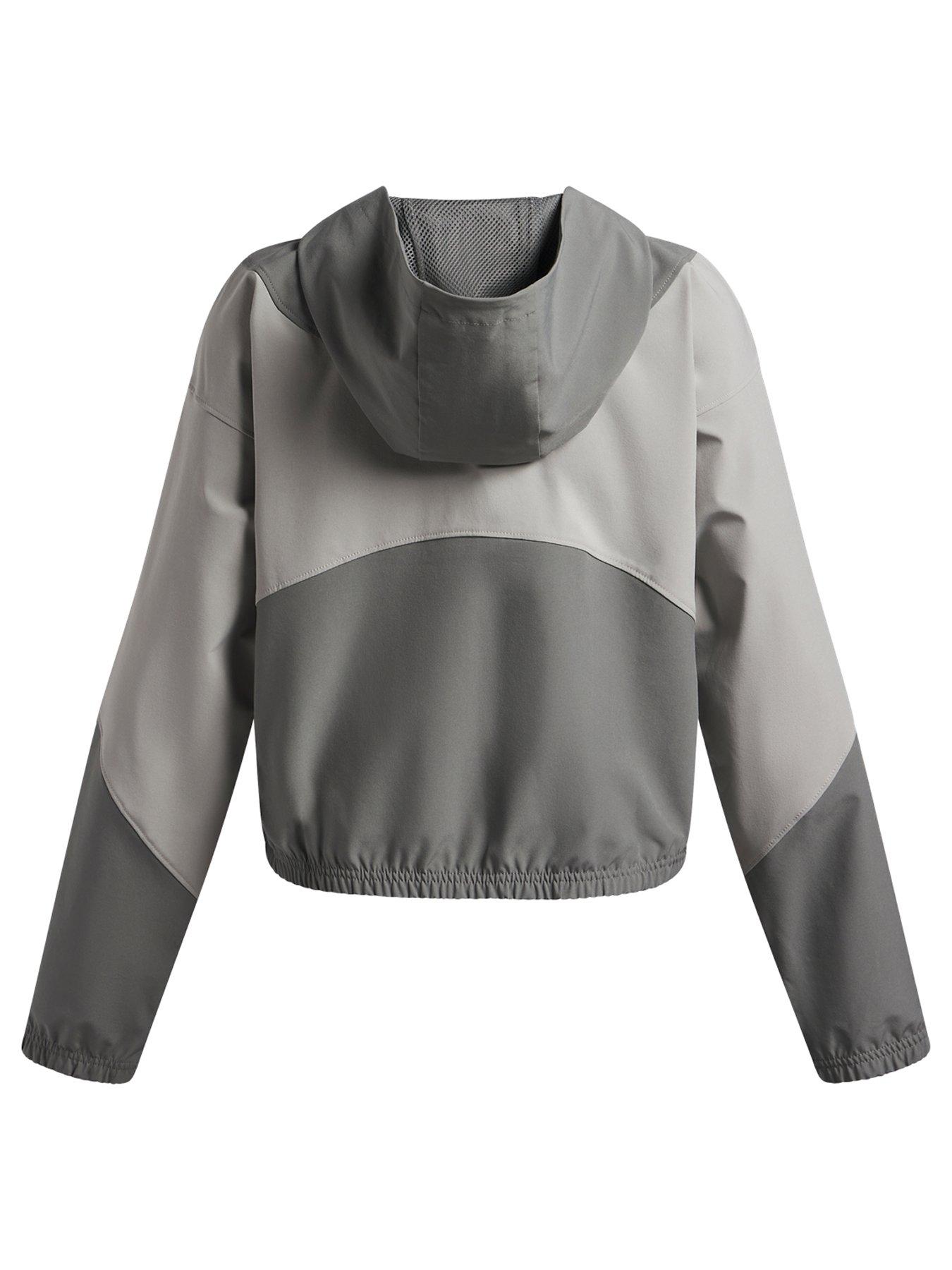 Image 2 of 3 of UNDER ARMOUR Junior Girls Training Rival Woven Jacket - Green