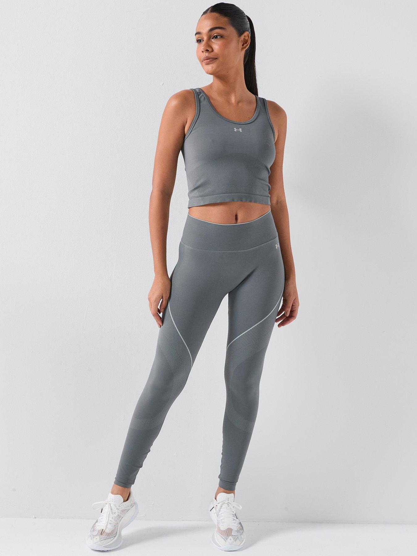 Image 3 of 6 of UNDER ARMOUR Womens Training Vanish Seamless Tank - Grey
