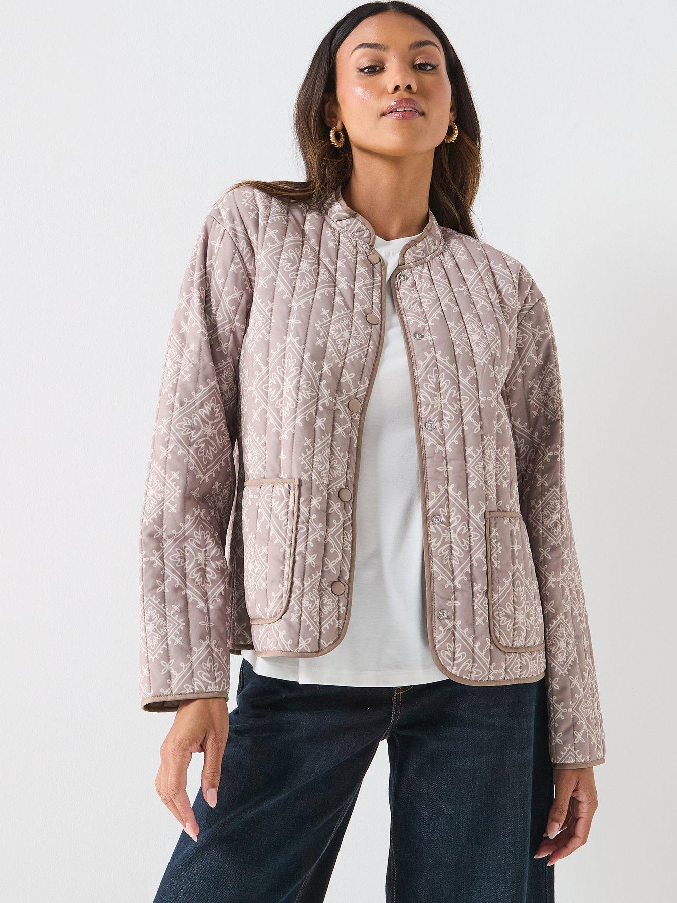 Vero Moda Clara Quilted Jacket - Beige