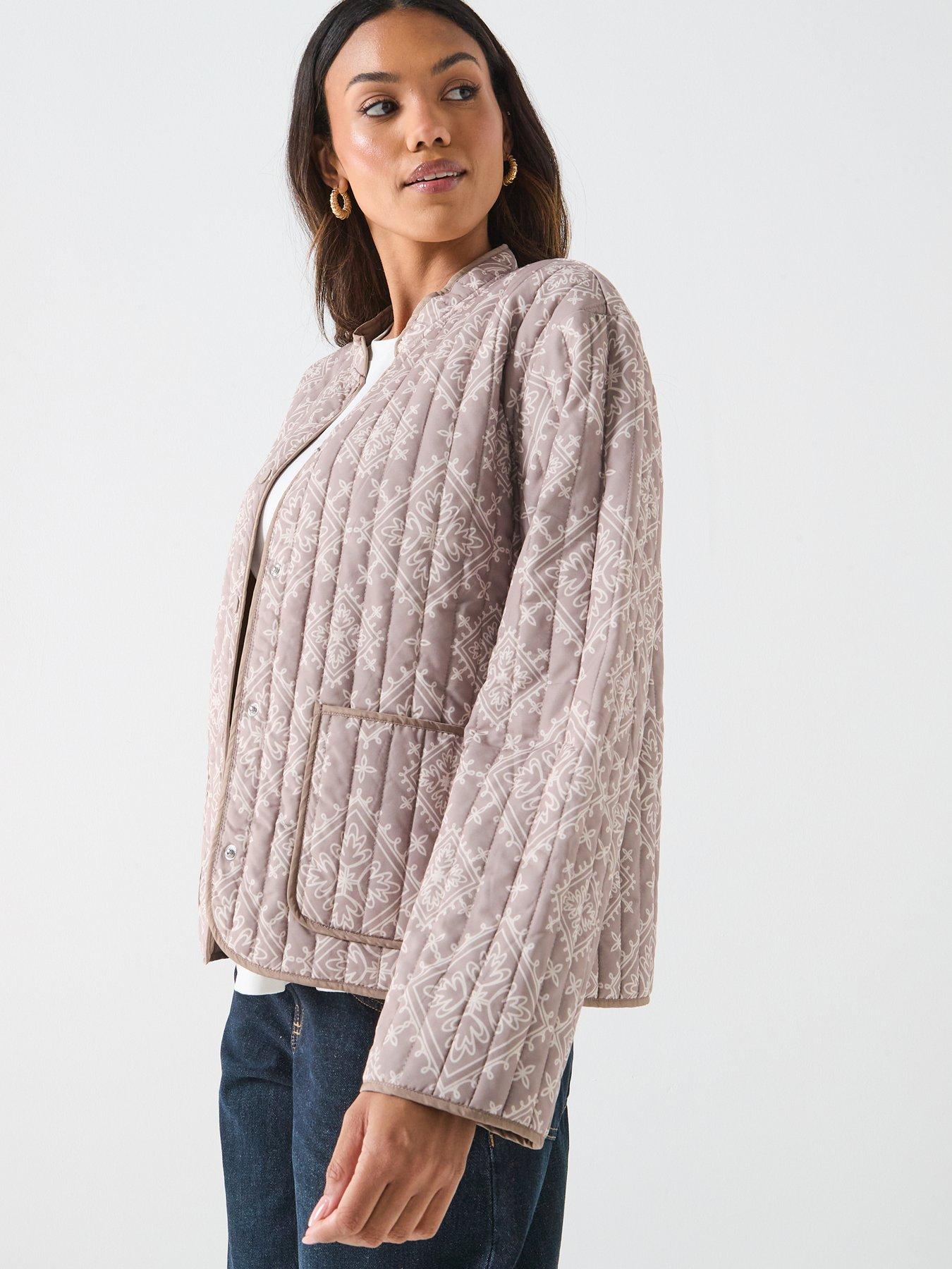 Image 5 of 6 of Vero Moda Clara Quilted Jacket - Beige