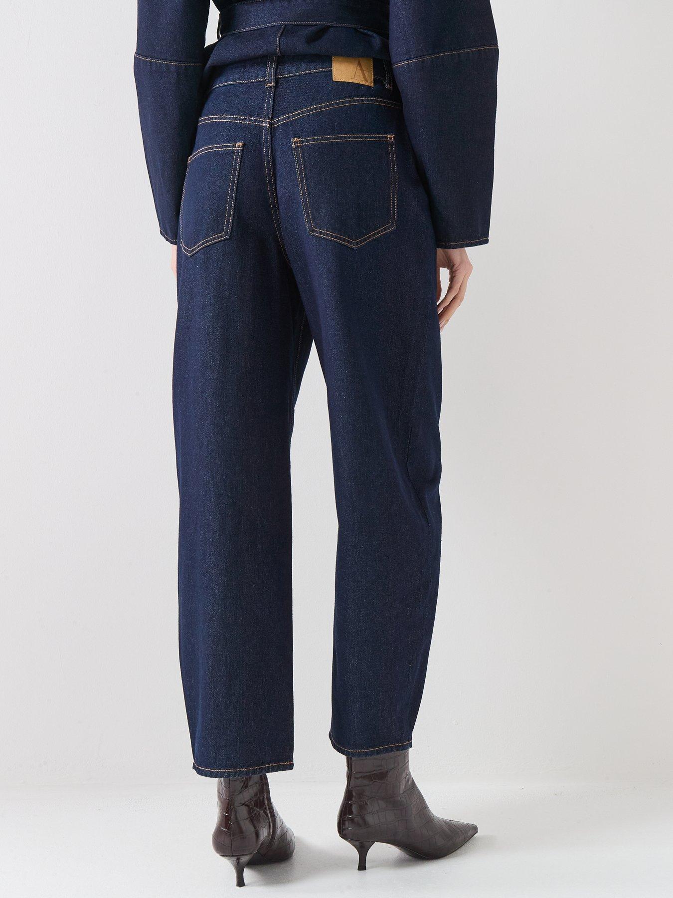 AWARE Aweveline High Rise Barrel Denim Jeans Si333 Noos - Blue | Very