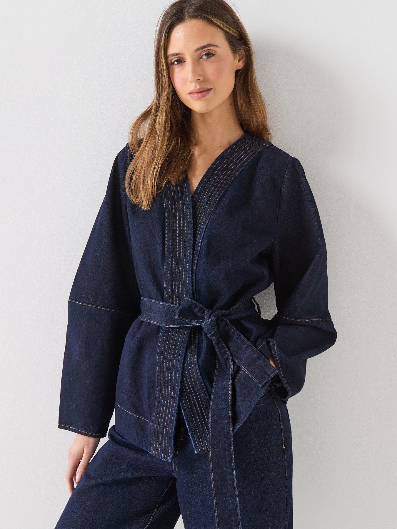 AWARE Awsakura Ls Belt Wrap Denim Shirt