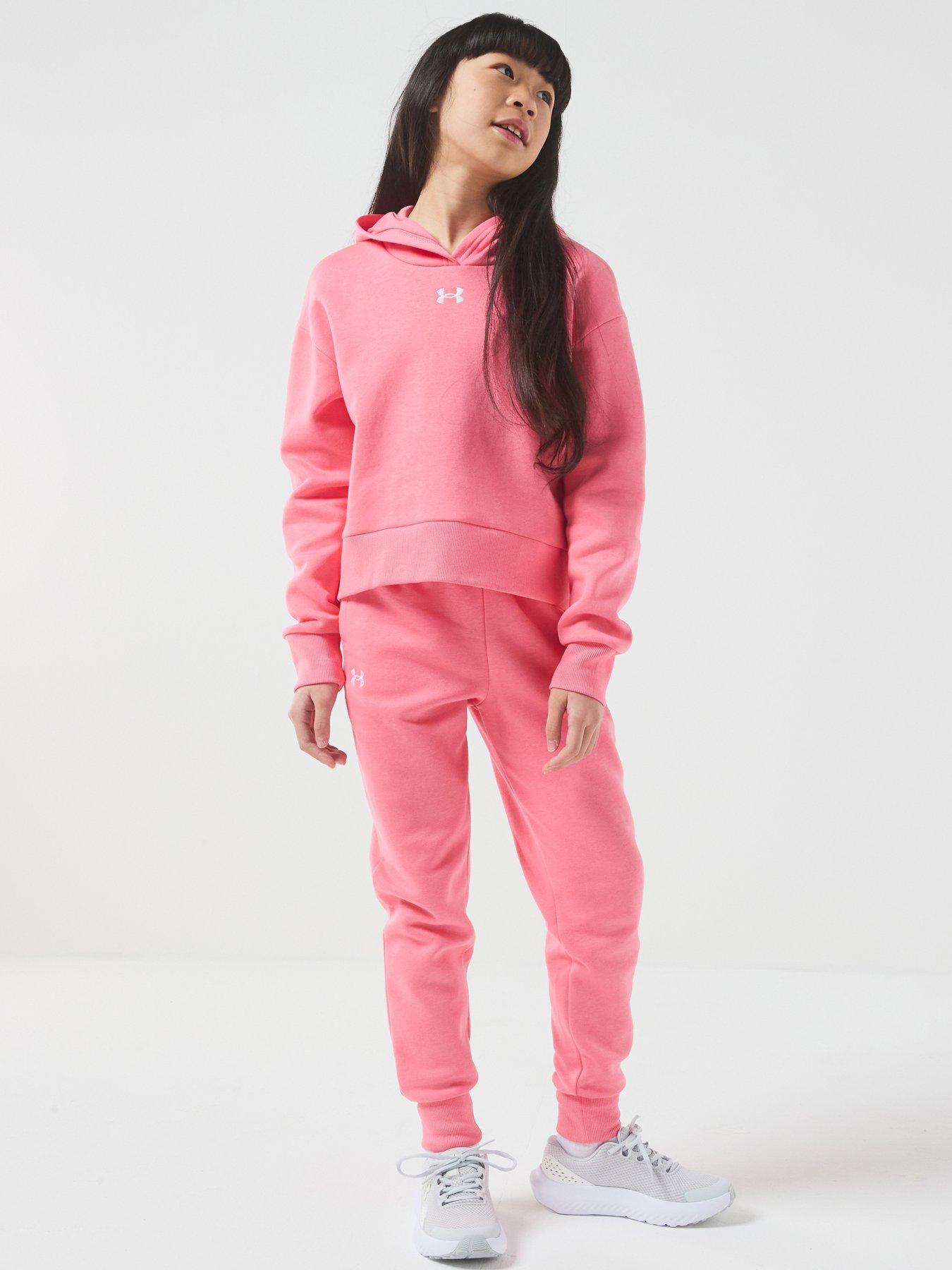 UNDER ARMOUR Junior Girls Training Rival Fleece Jogger - Pink