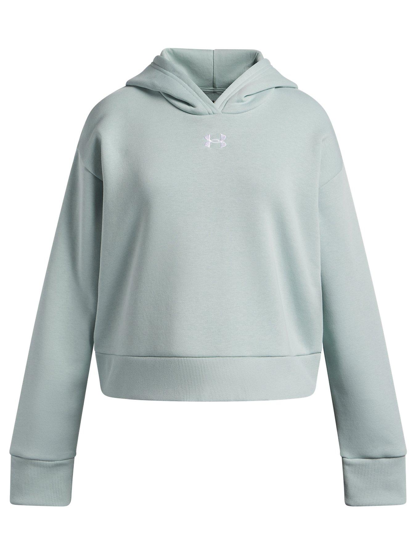 UNDER ARMOUR Junior Girls Training Rival Fleece Hoodie - Blue