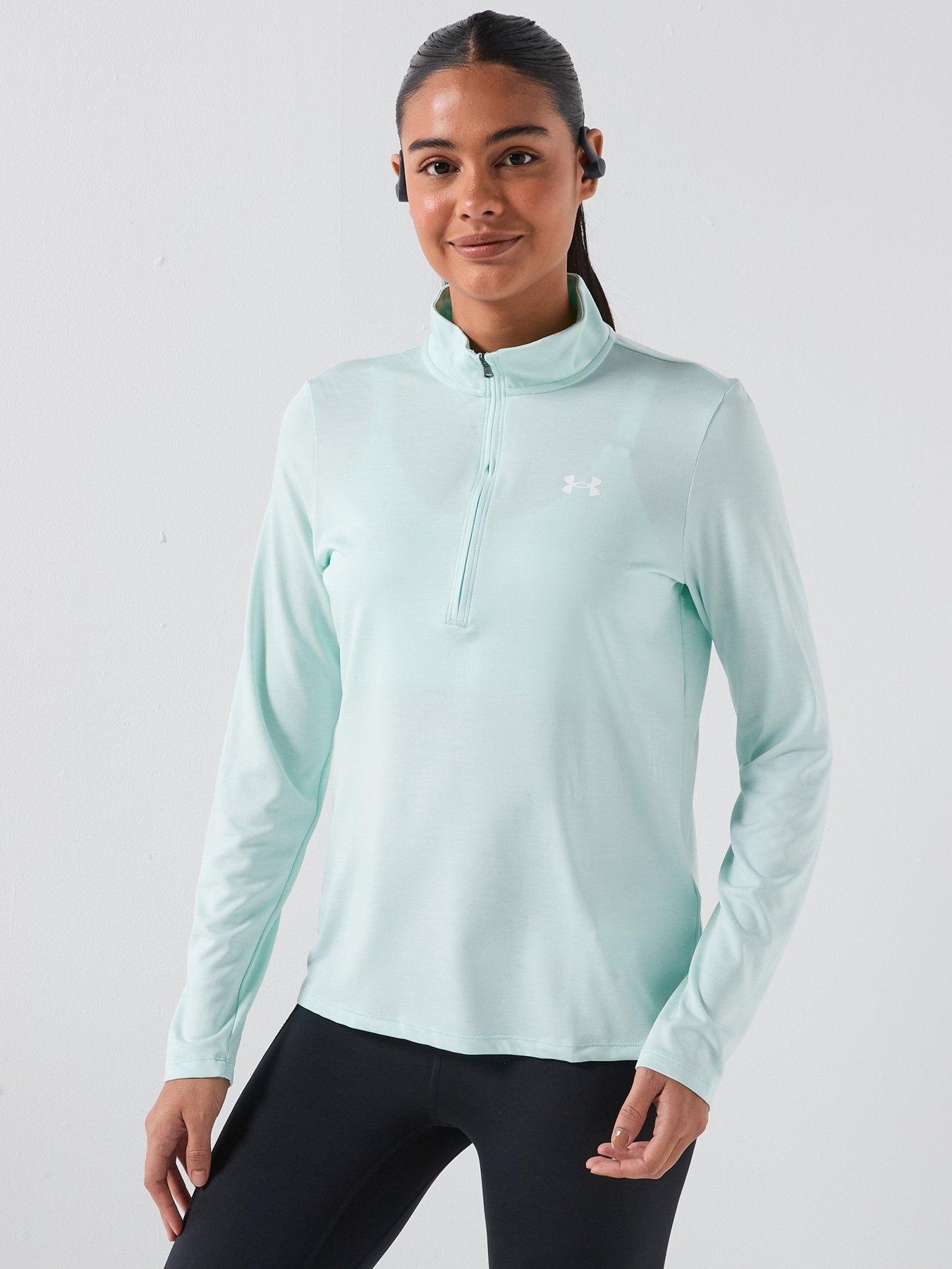 UNDER ARMOUR Womens Training Tech 1/2 Zip - Green