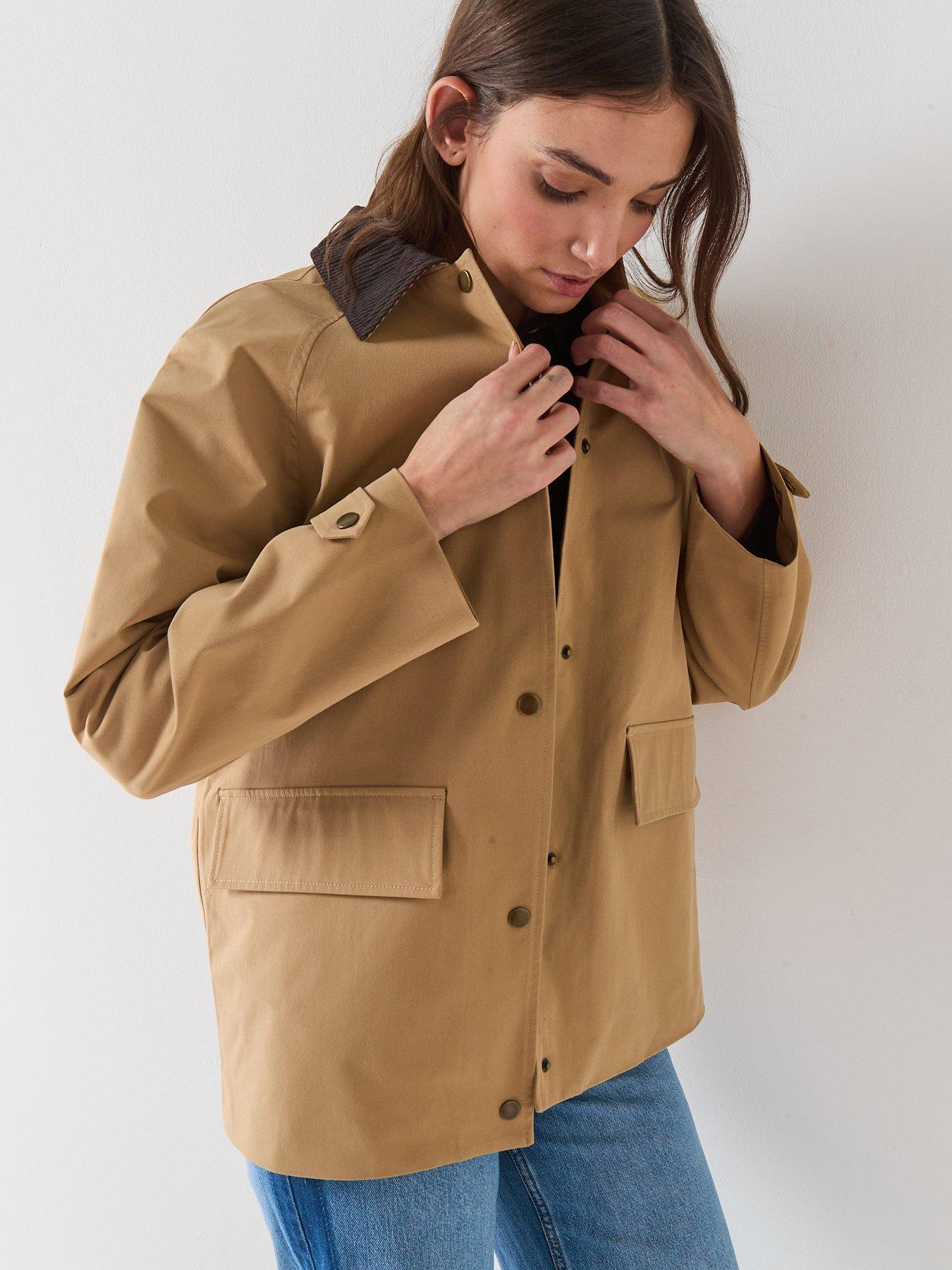 Image 6 of 6 of JDY Barn Jacket - Tan