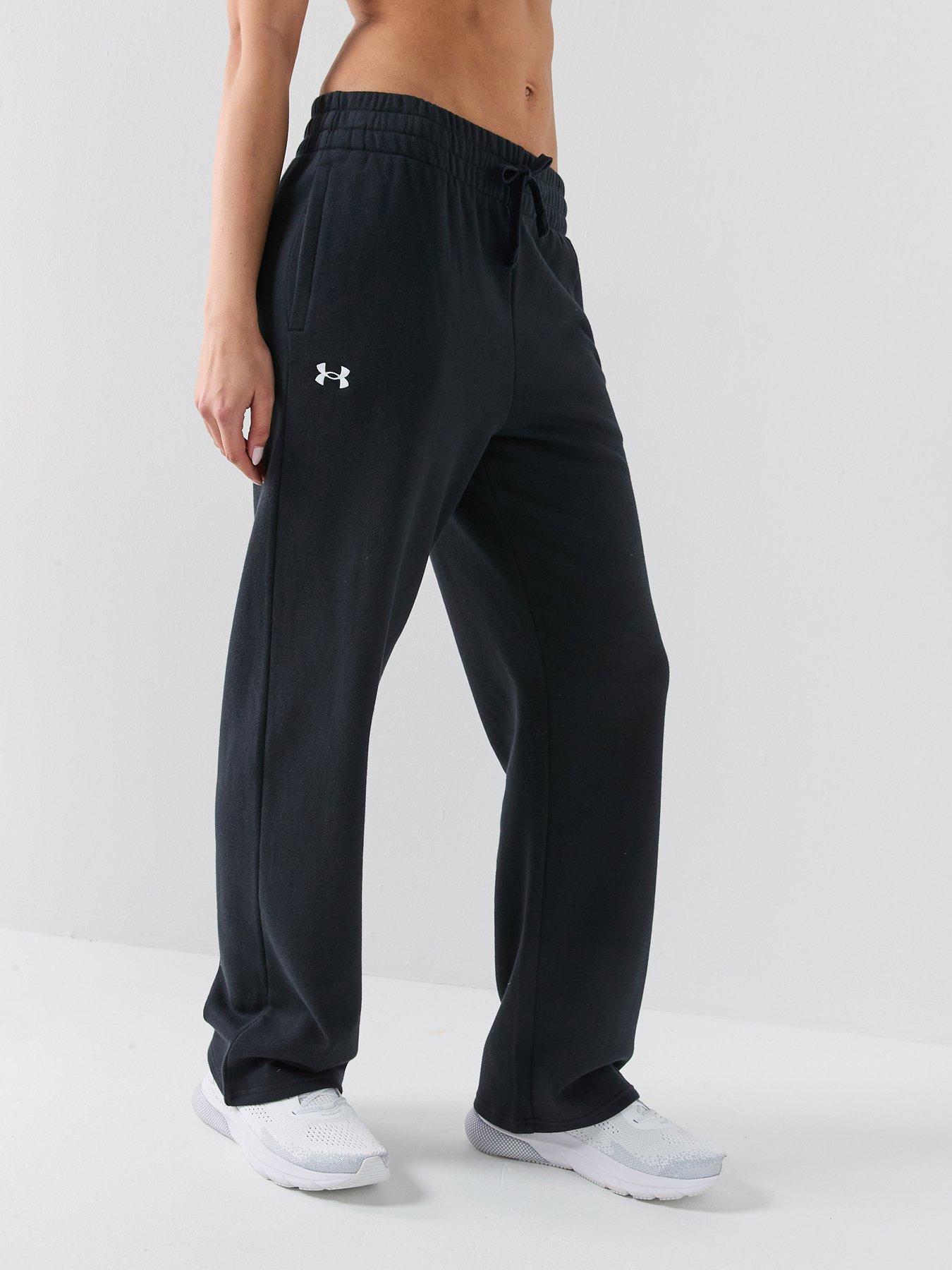 UNDER ARMOUR Womens Rival Fleece Pant, Black, Size Xs, Women