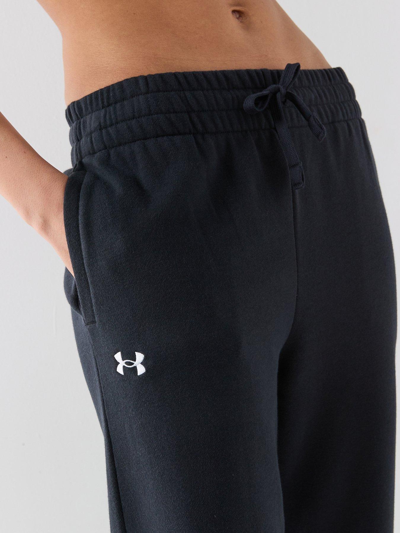 Image 4 of 5 of UNDER ARMOUR Womens Rival Fleece Pant - Black
