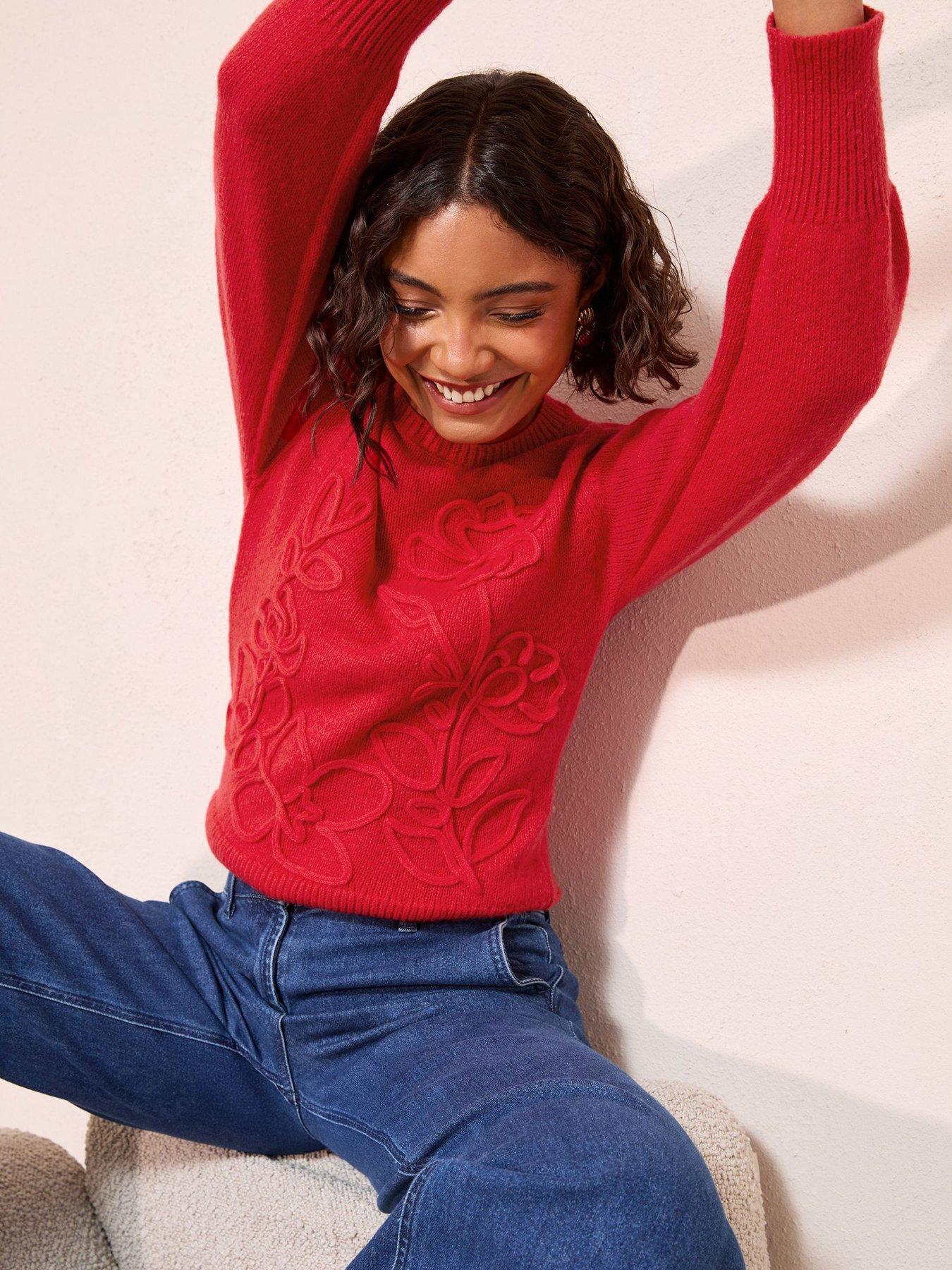 Friends Like These Cornelli Jumper - Red | Very