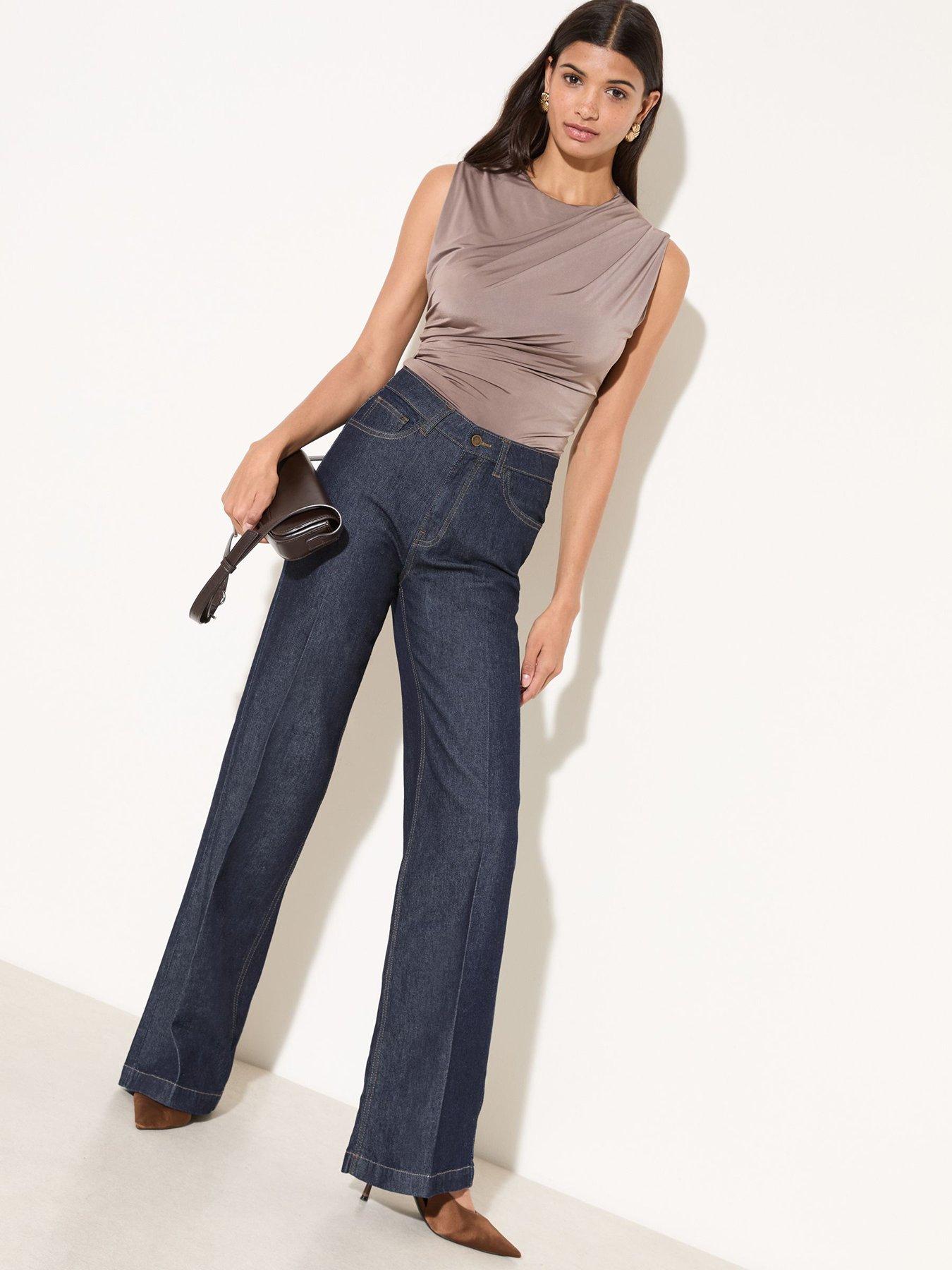 Friends Like These Smart Everyday Wide Leg Jean - Blue