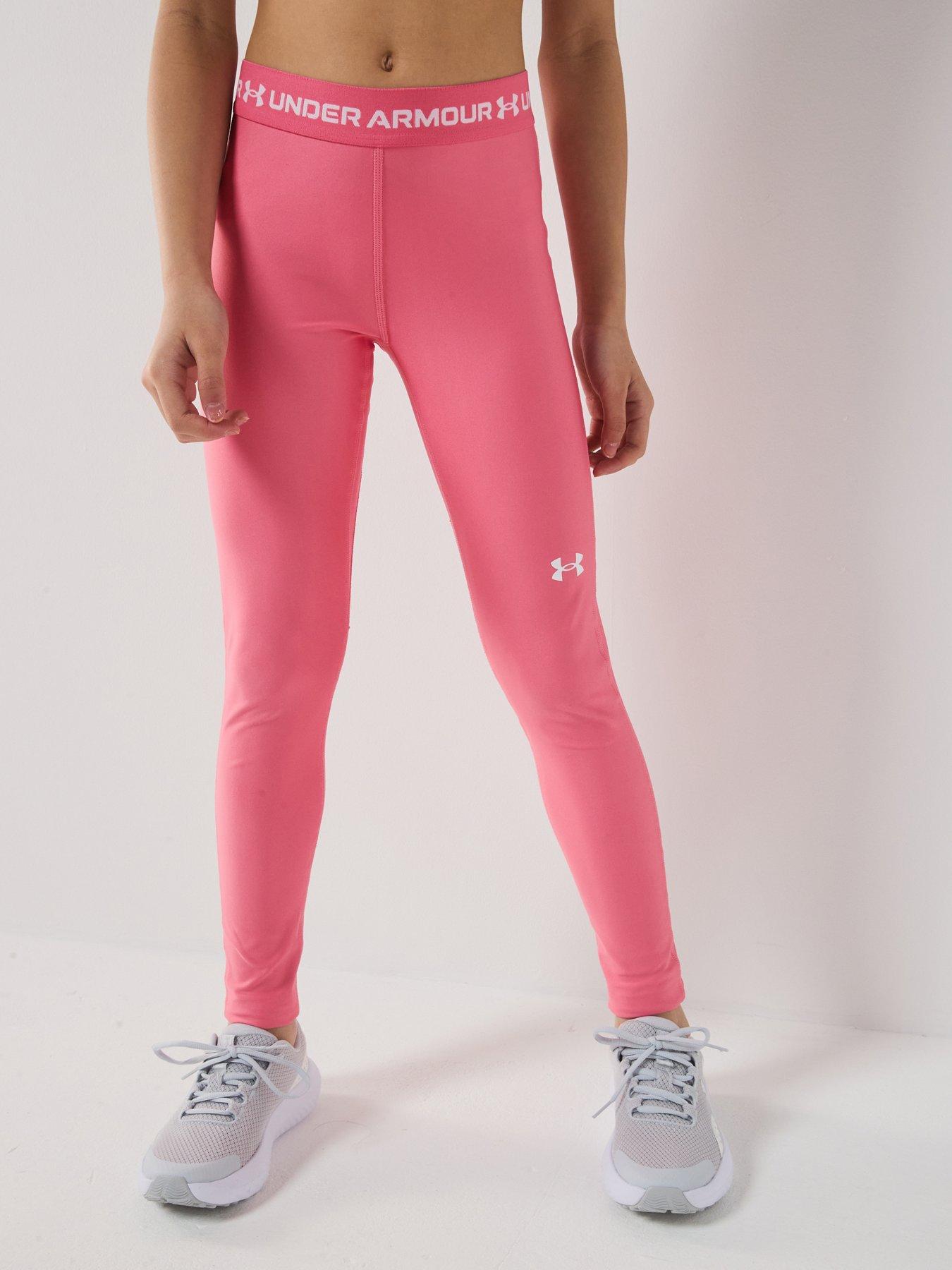 Under Armour Junior Girls Training Hg Legging - Pink