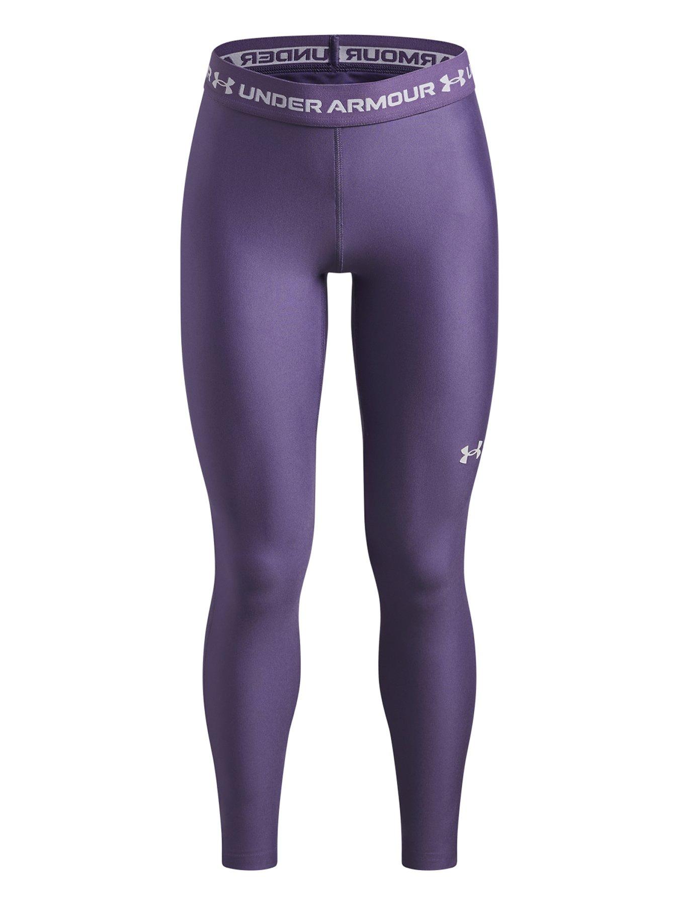 UNDER ARMOUR Junior Girls Training HG Legging - Purple