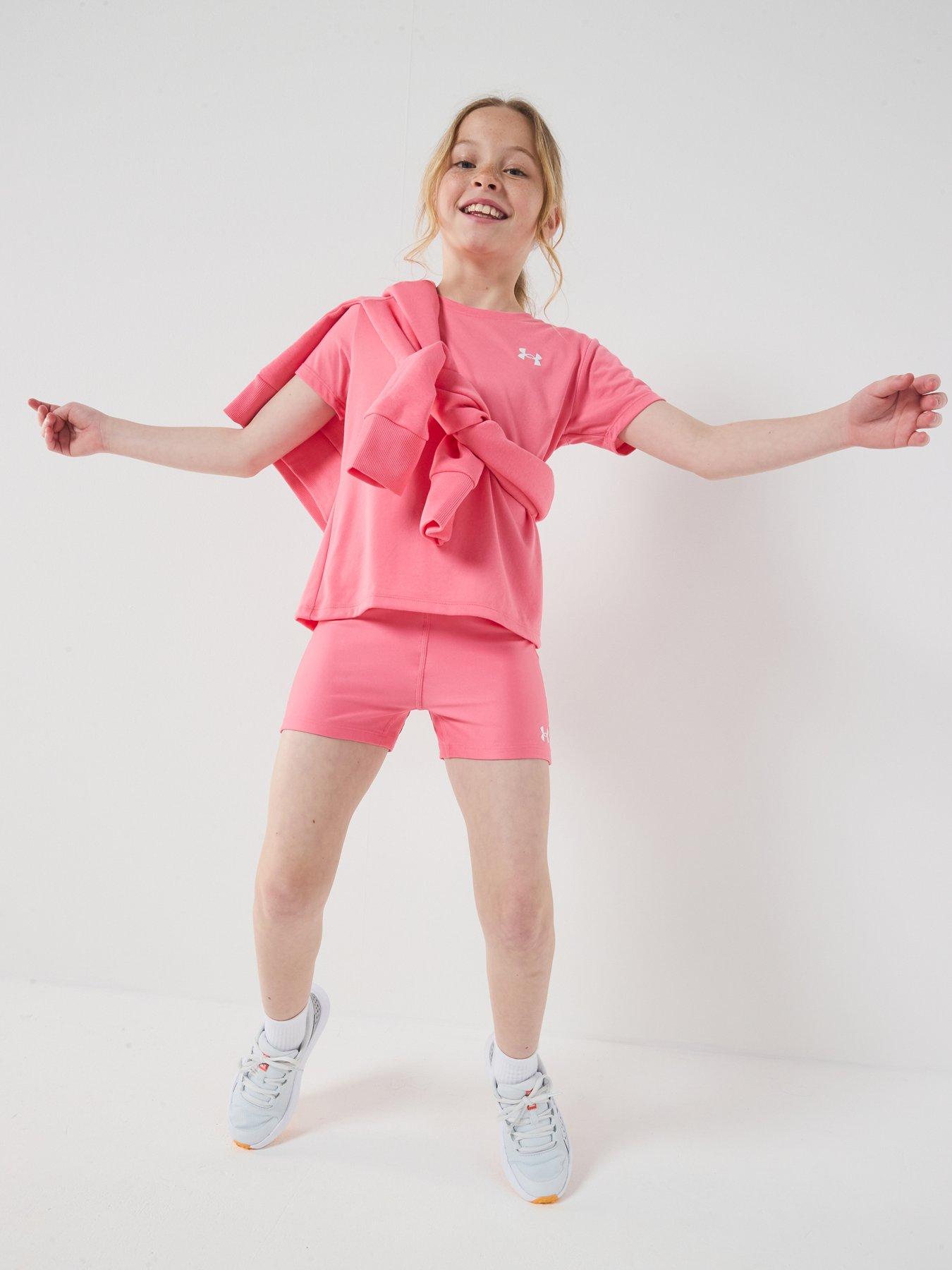 Image 5 of 7 of UNDER ARMOUR Junior Girls Training Hg Short - Pink