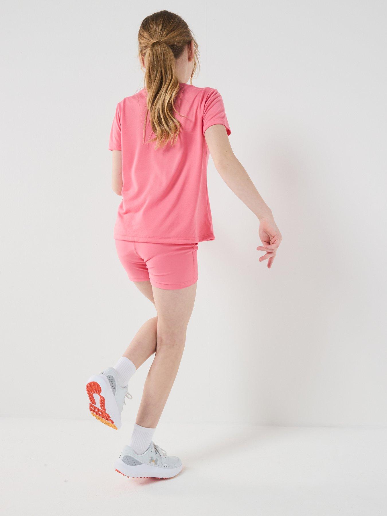 Image 6 of 7 of UNDER ARMOUR Junior Girls Training Hg Short - Pink