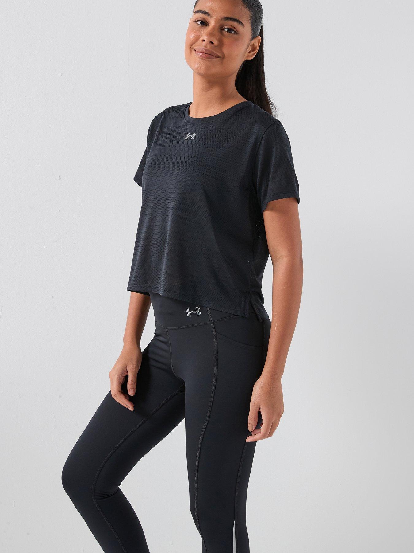 Image 5 of 5 of UNDER ARMOUR Womens Running Launch Short Sleeve T-Shirt - Black