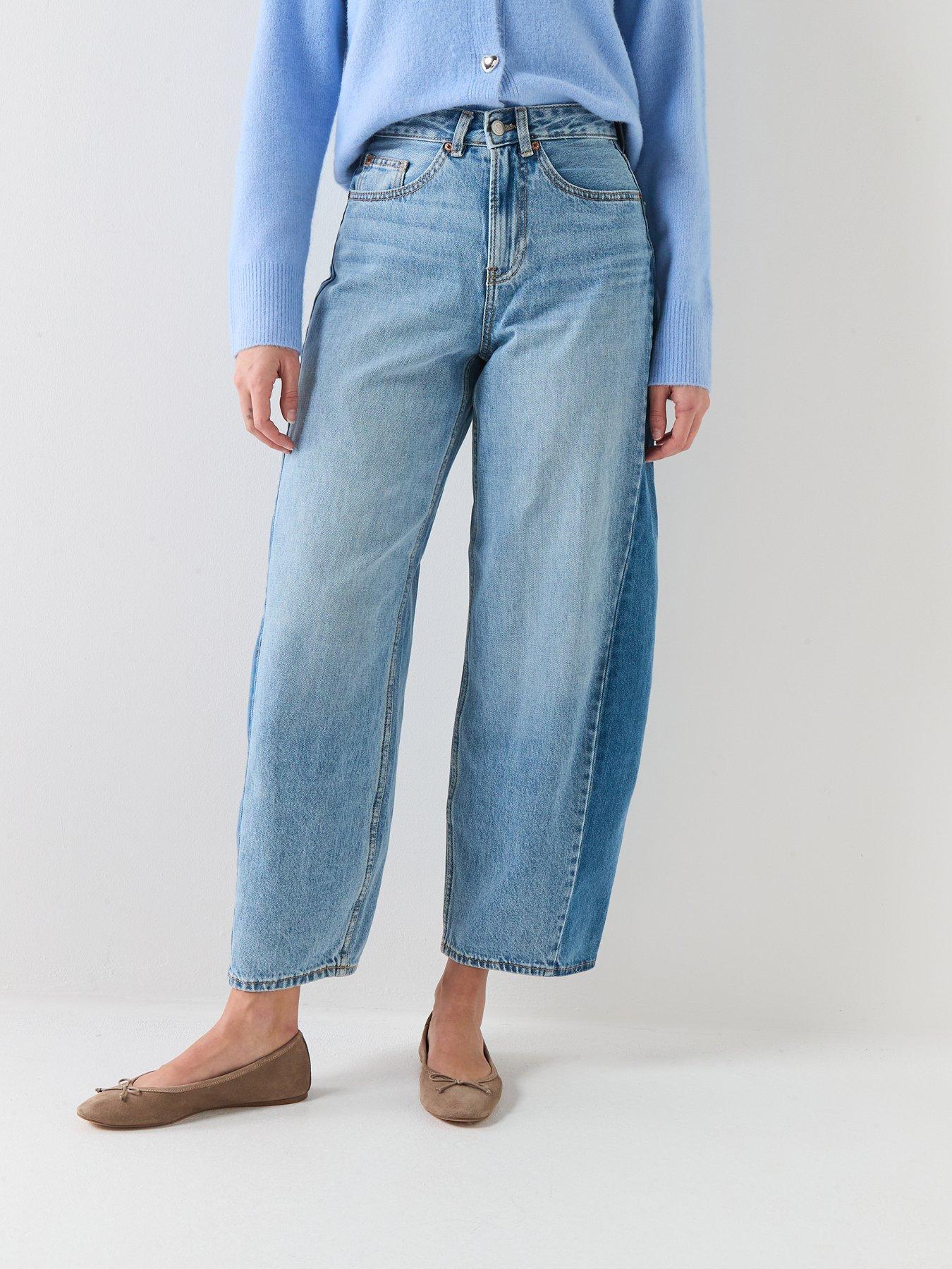vero-moda-high-rise-barrel-two-toned-jeans-medium-blue