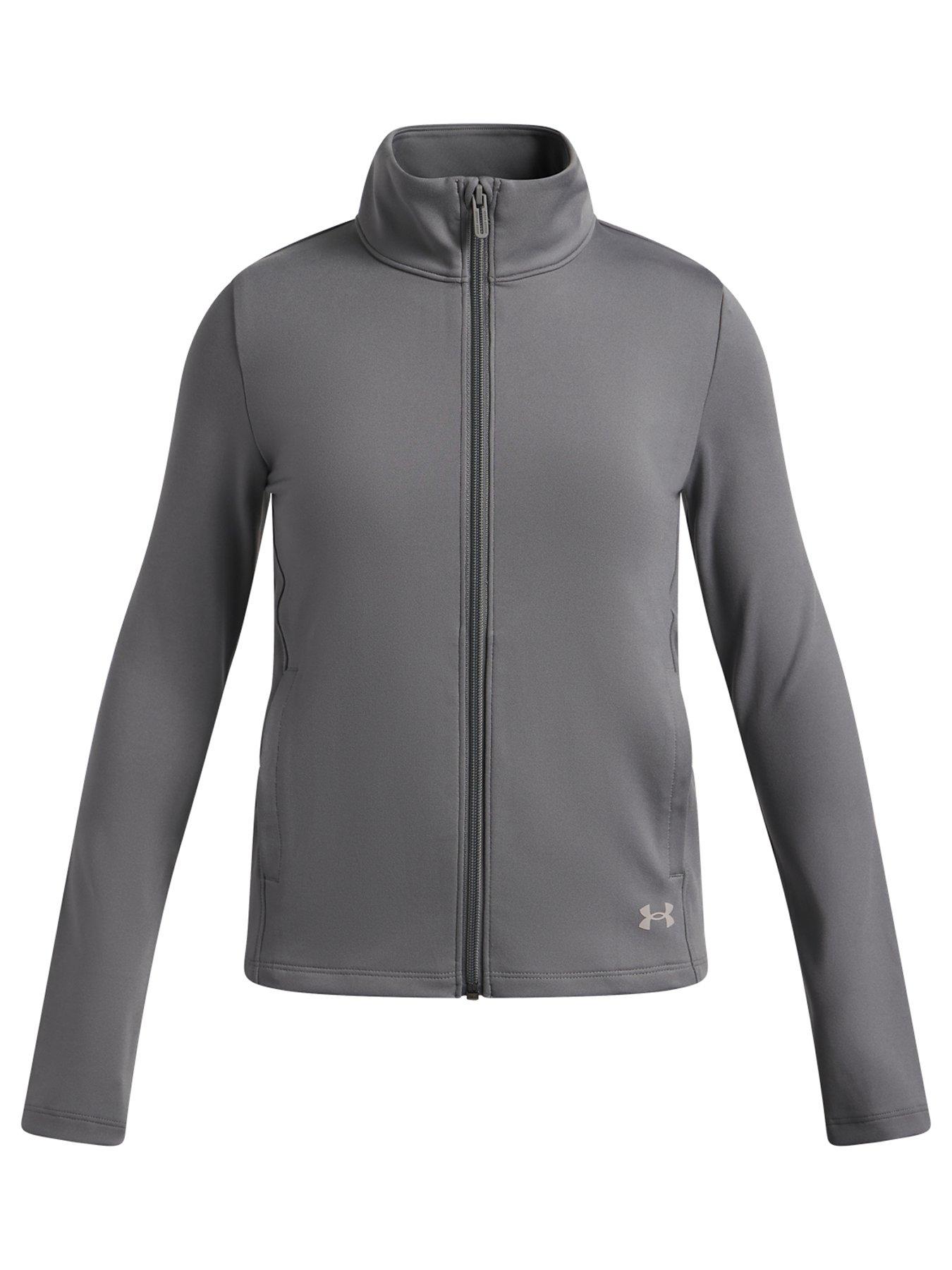 UNDER ARMOUR Junior Girls Training Motion Full Zip Jacket - Clay Green