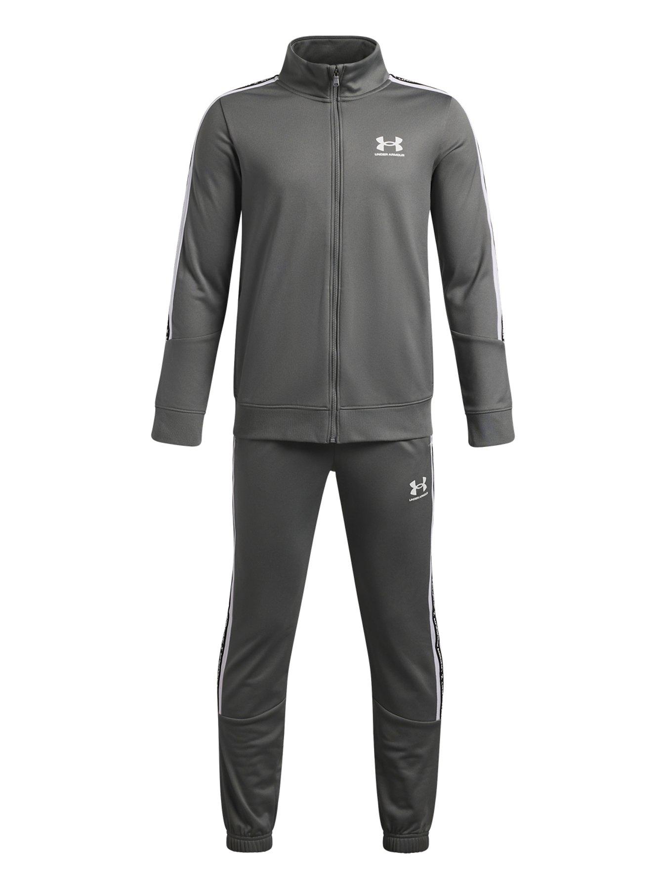 Image 7 of 7 of UNDER ARMOUR Junior Boys Training Icon Knit Tracksuit - Green