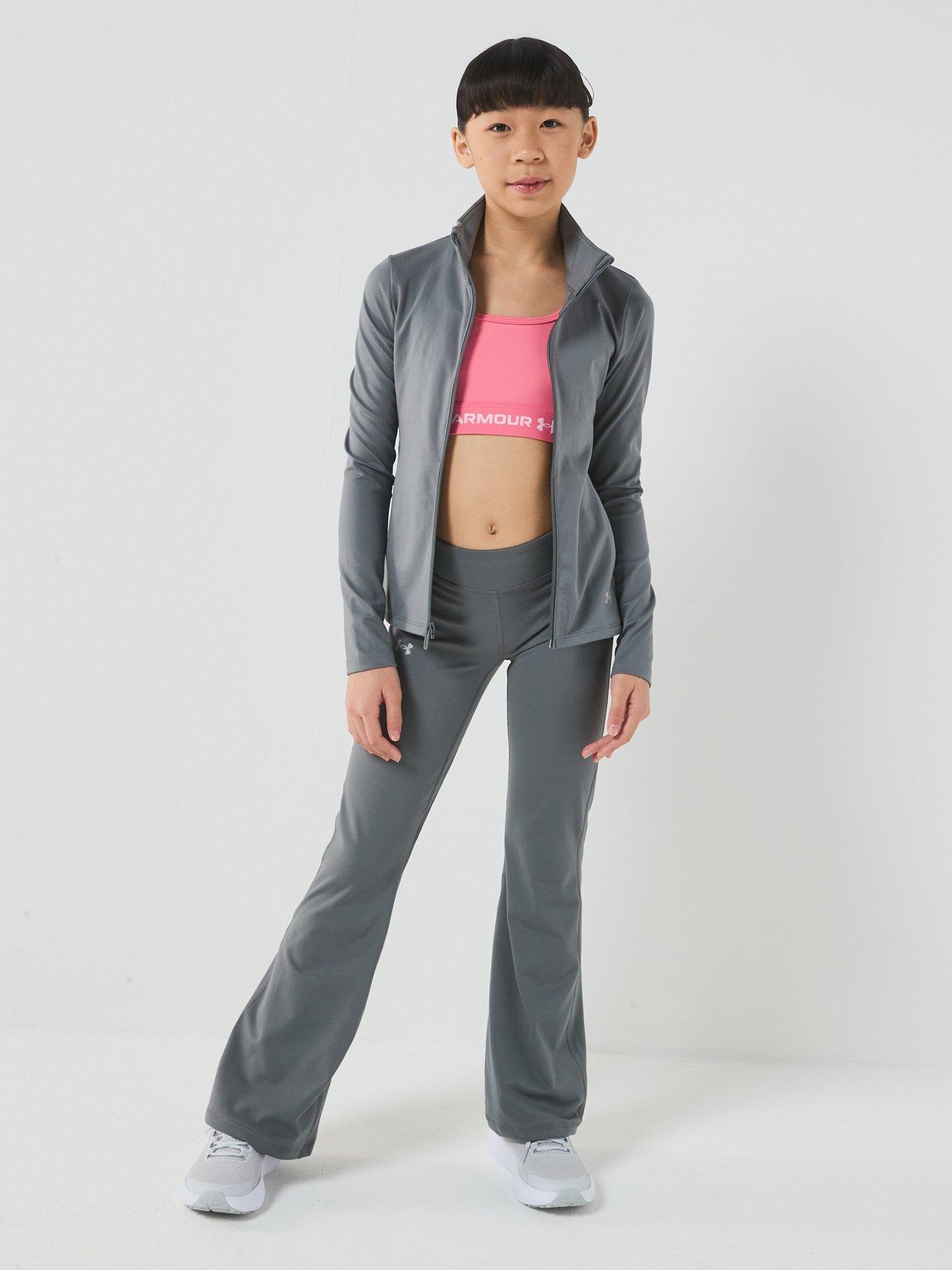 Image 3 of 7 of UNDER ARMOUR Junior Girls Training Crossback Mid Bra - Pink