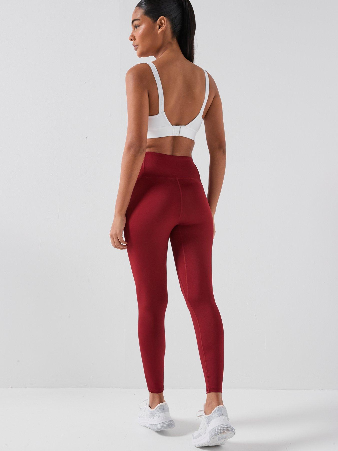 Image 6 of 6 of UNDER ARMOUR Womens Training Motion Ankle Legging - Buergundy