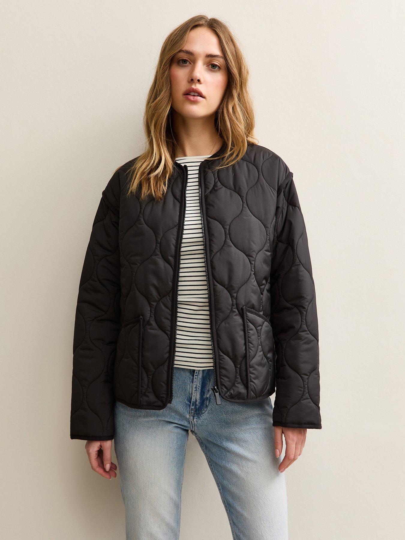 New Look Quilted Padded Jacket - Black