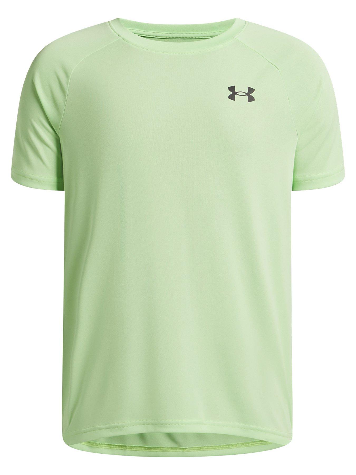 Under Armour Junior Boys Training Tech Short Sleeve Crew Neck T-Shirt - Green