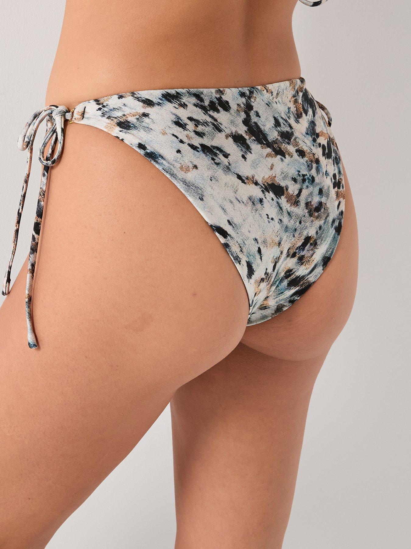 Image 2 of 6 of AllSaints Saph Bikini Bottom - Canter Fawn Brown