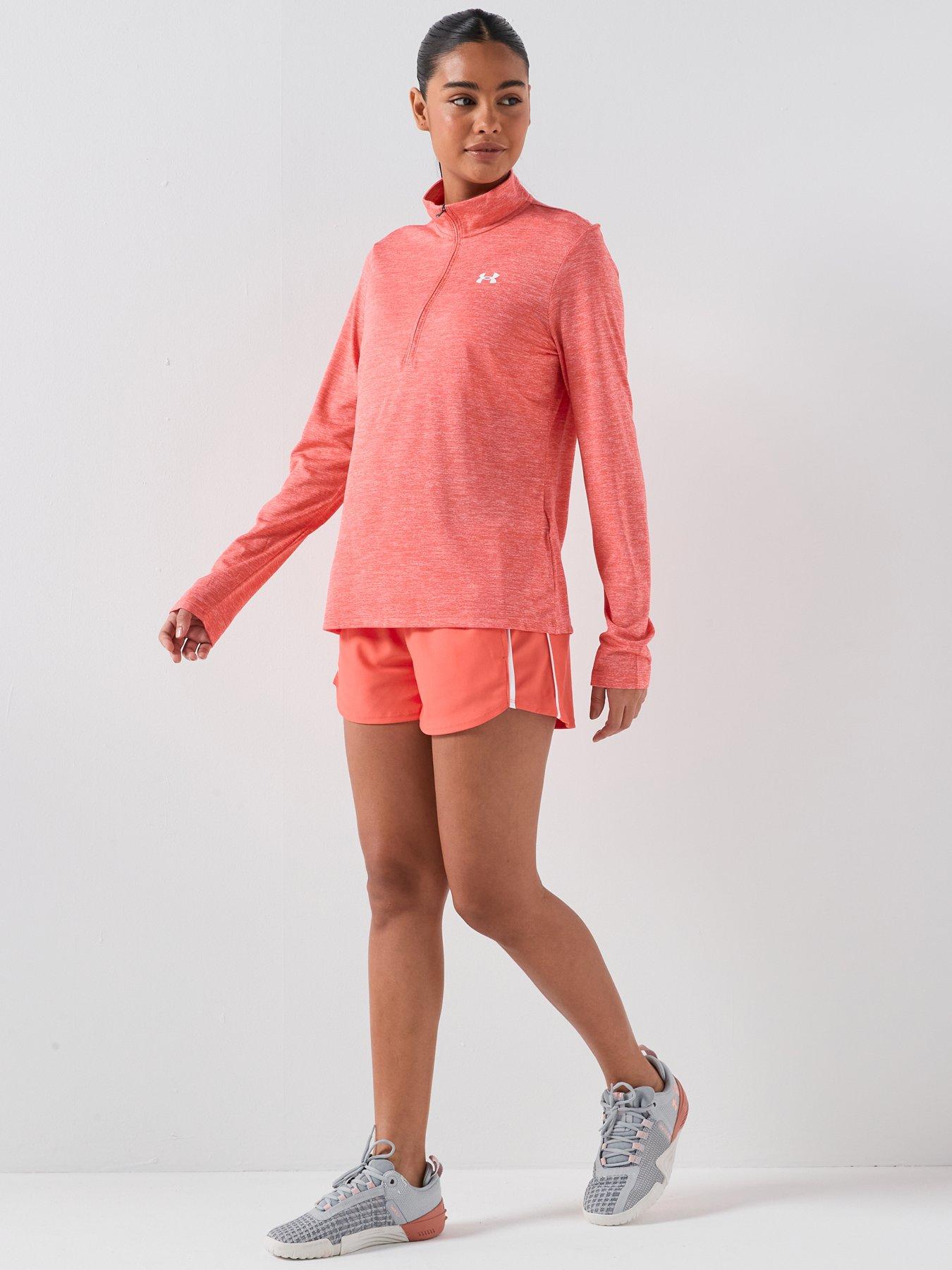 Image 3 of 6 of UNDER ARMOUR Womens Training Tech 1/2 Zip - Orange