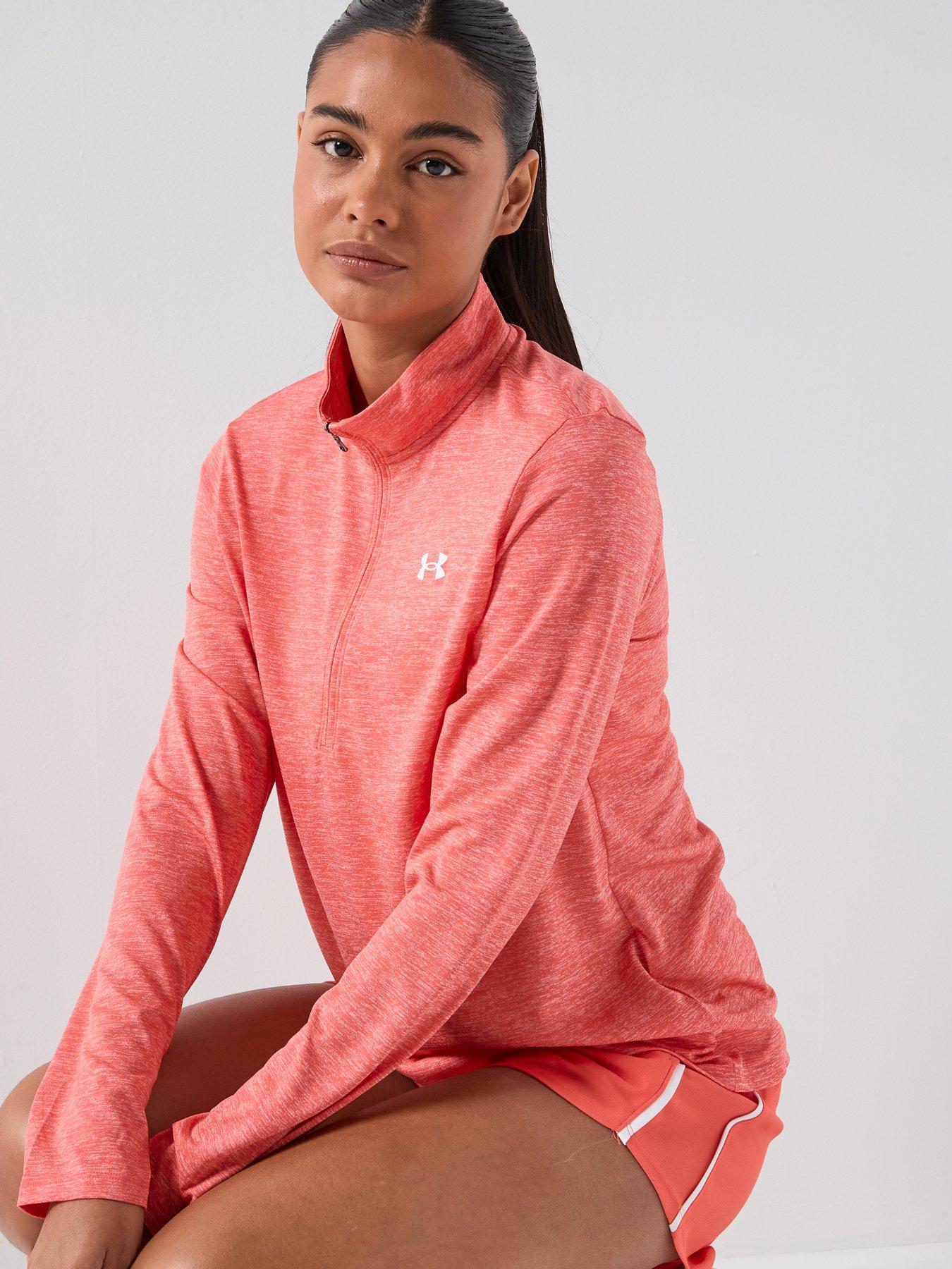 Image 6 of 6 of UNDER ARMOUR Womens Training Tech 1/2 Zip - Orange