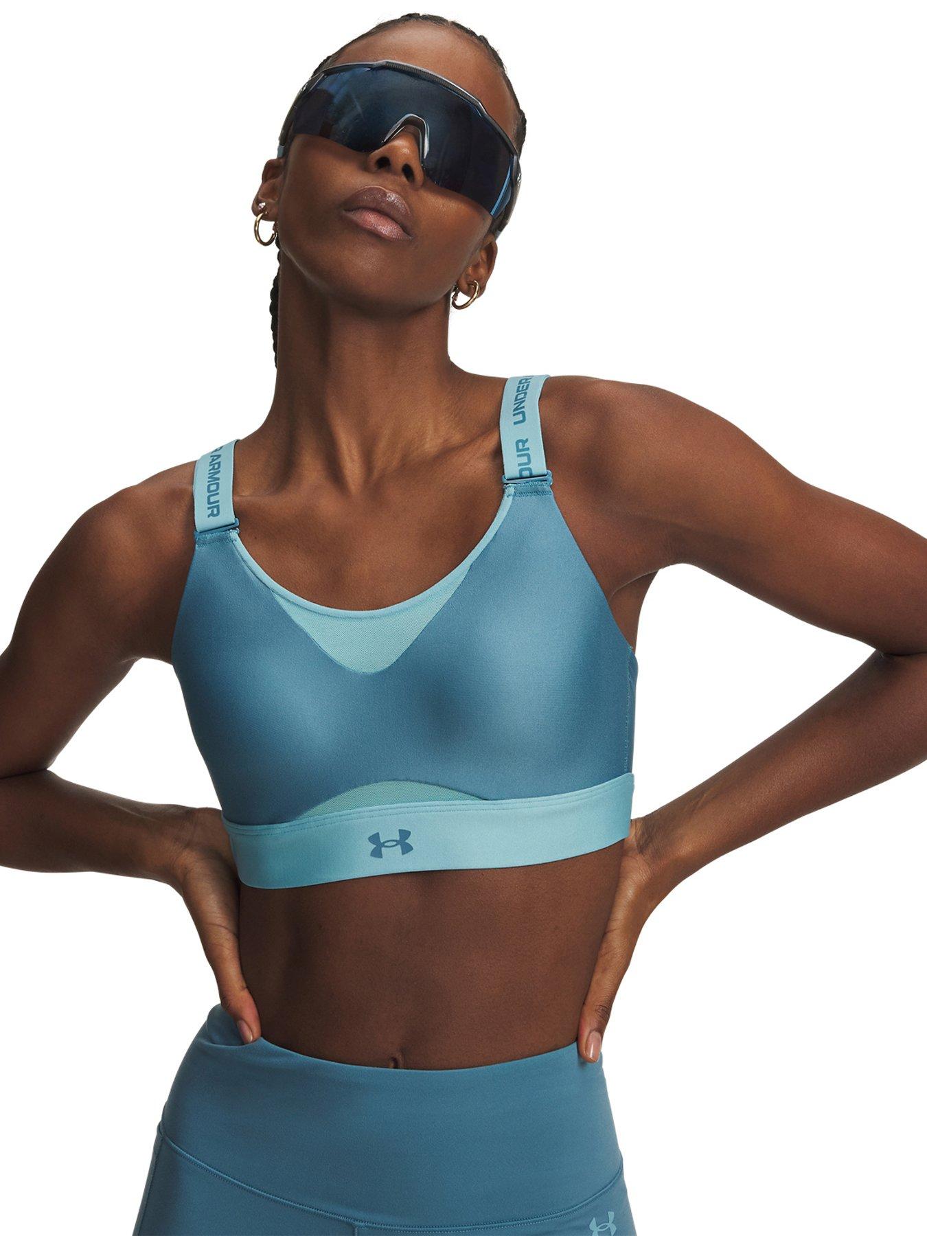 UNDER ARMOUR Womens Training Infinity High Bra - Blue