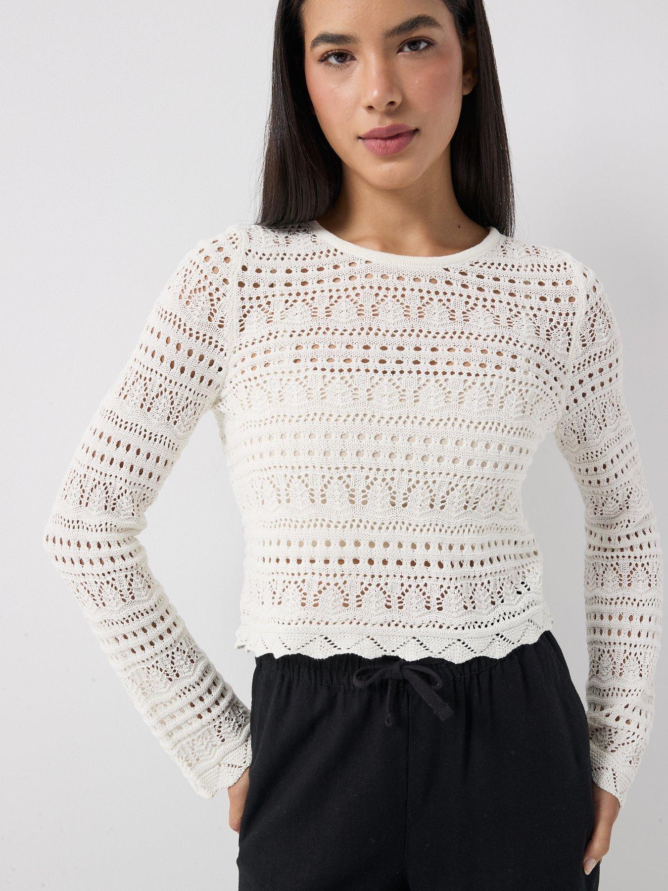 Only Onlelke Life Long Sleeve Pullover - Grey