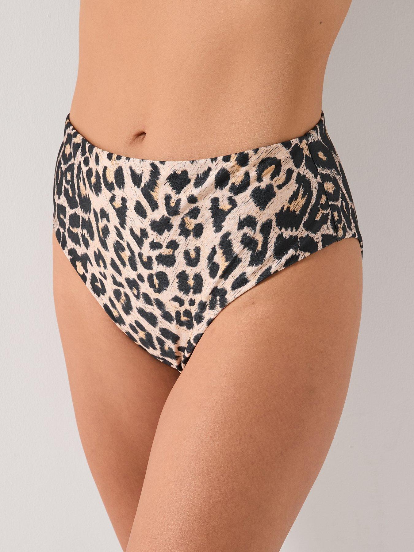 Image 1 of 5 of AllSaints Talaria Bikini Bottoms - Leppo Brown