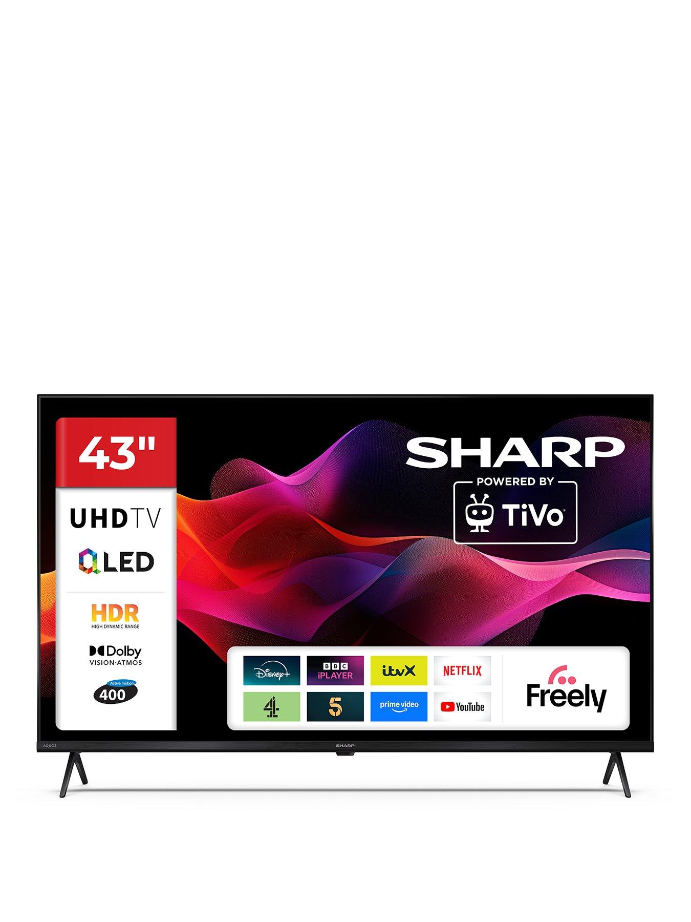 Sharp HM5245K 43-inch 4K Ultra HD QLED Smart TV with Freely- 4T-C43HM5245KB