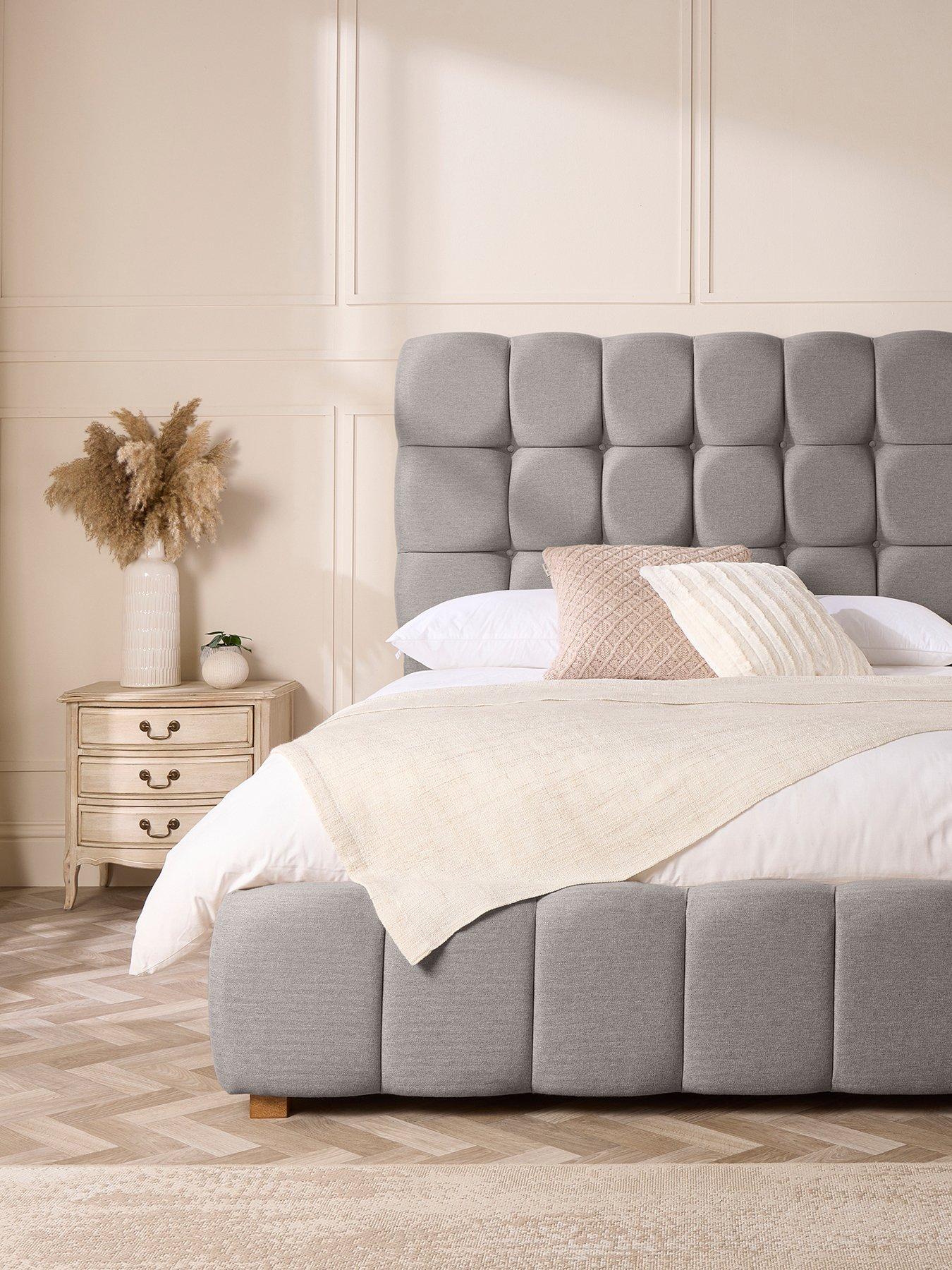 Aspire Amberleigh Ottoman Bed - Grey