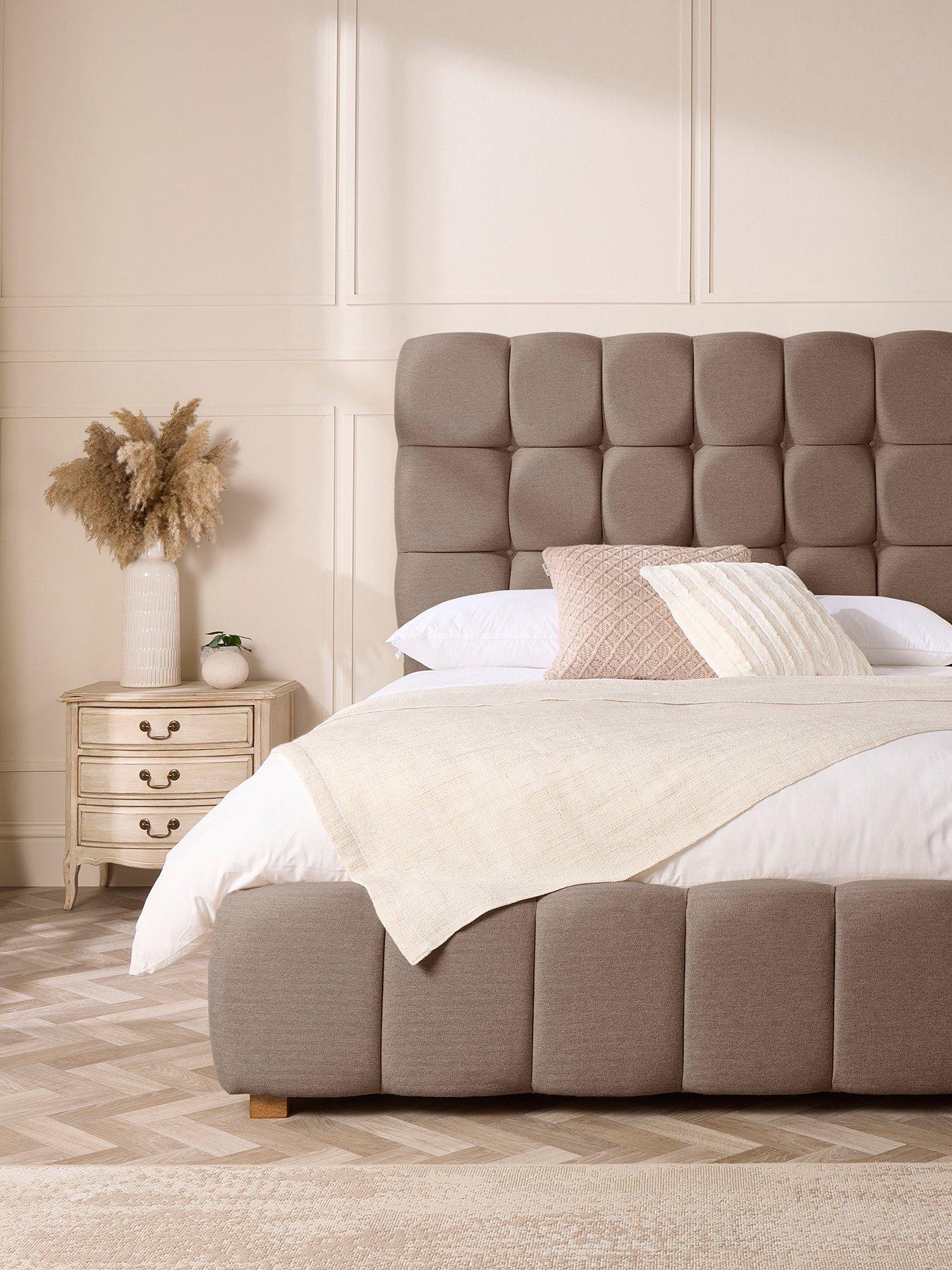 Aspire Amberleigh Ottoman Bed - Coffee