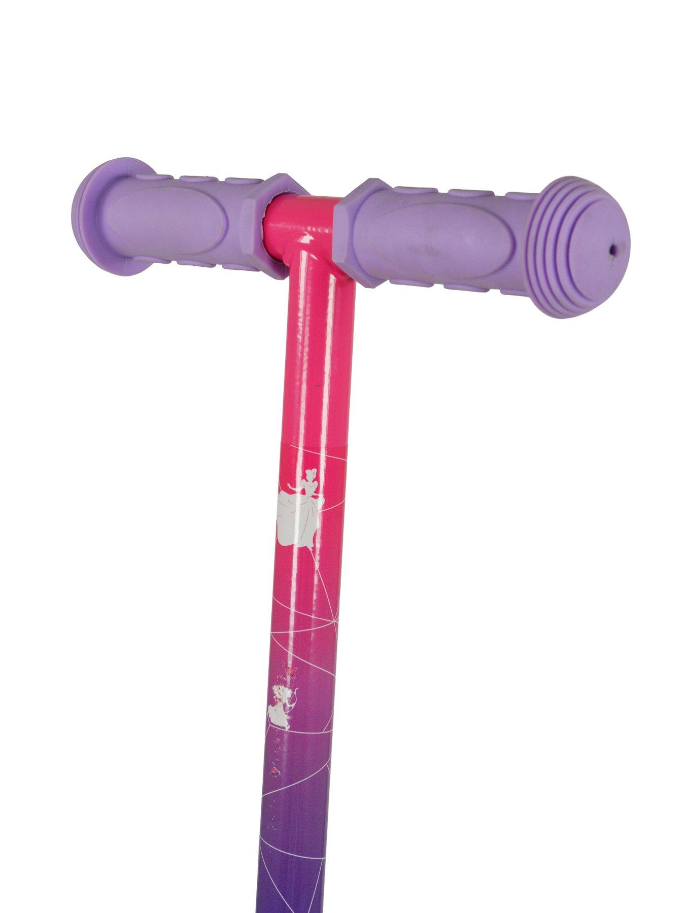 Image 3 of 6 of Disney Princess Tilt n Turn Scooter with Light Up Wheels and Stickers