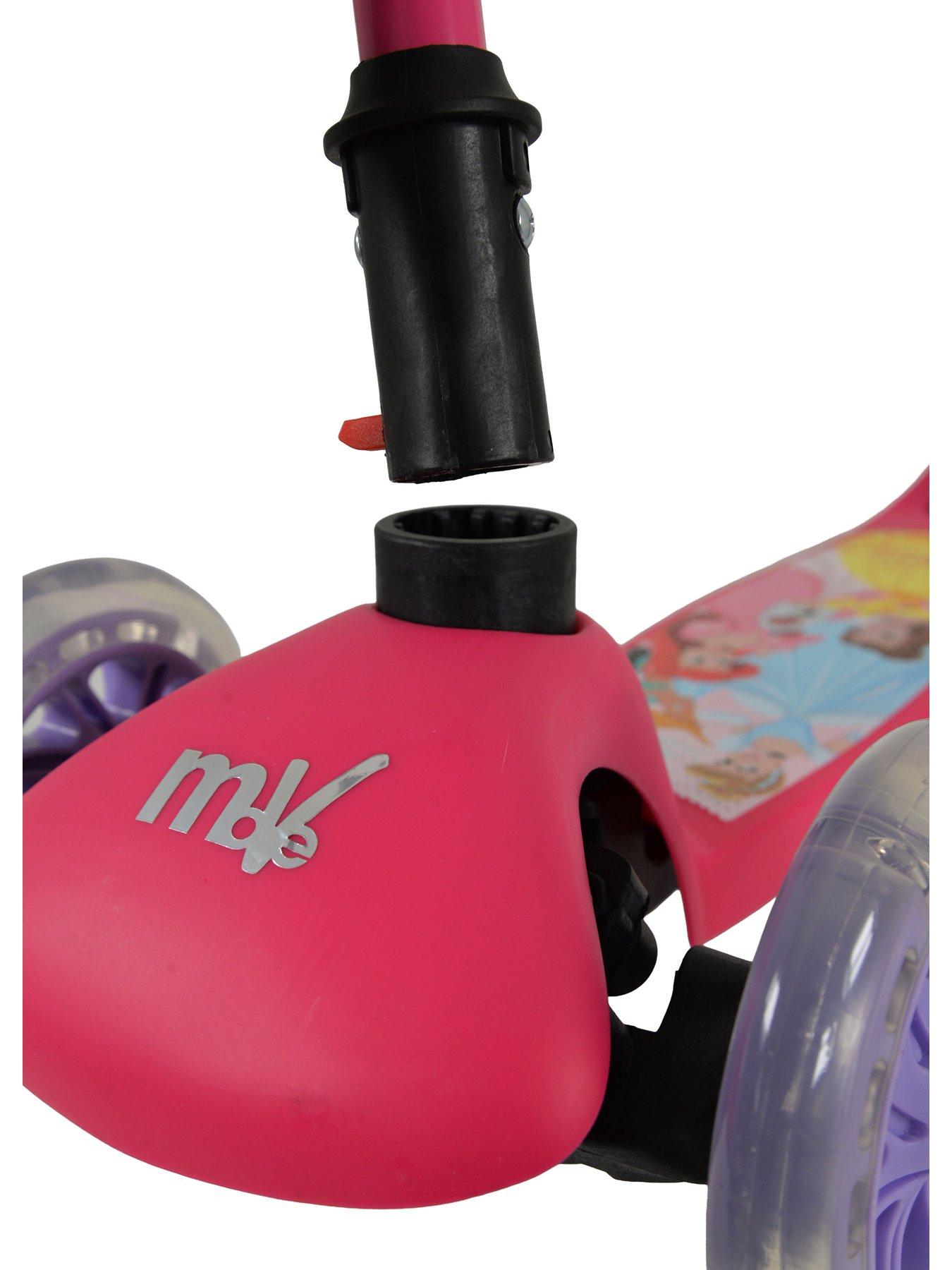 Image 4 of 6 of Disney Princess Tilt n Turn Scooter with Light Up Wheels and Stickers