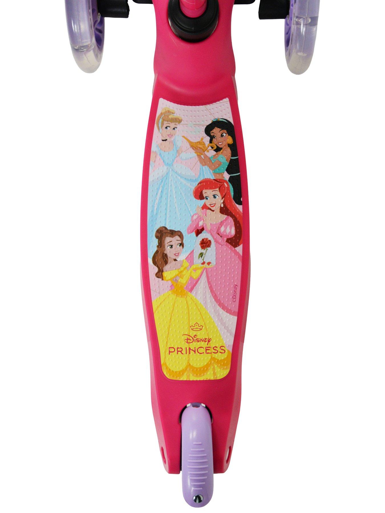 Image 5 of 6 of Disney Princess Tilt n Turn Scooter with Light Up Wheels and Stickers