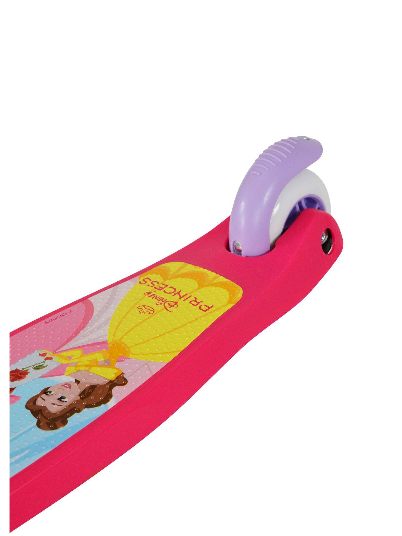 Image 6 of 6 of Disney Princess Tilt n Turn Scooter with Light Up Wheels and Stickers