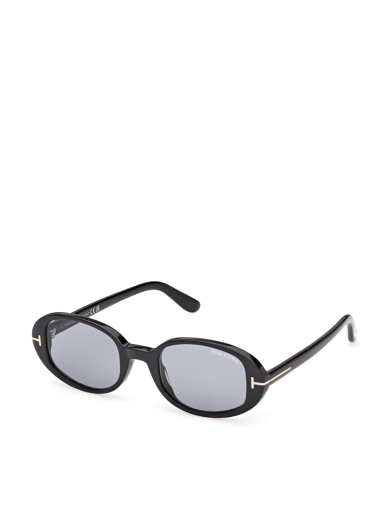 Tom Ford Iggy Oval Sunglasses - Black