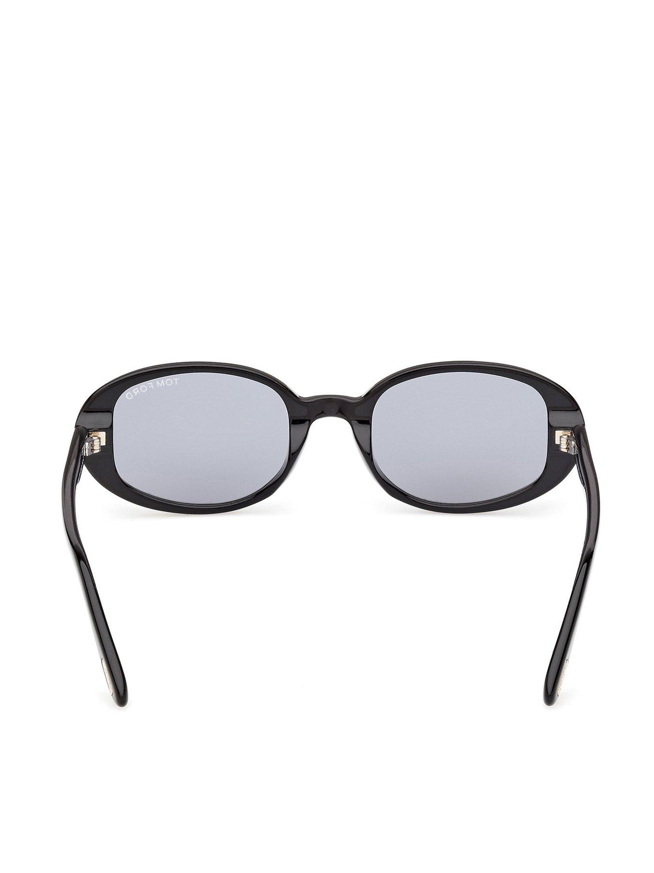 Image 5 of 6 of Tom Ford Iggy Oval Sunglasses - Black