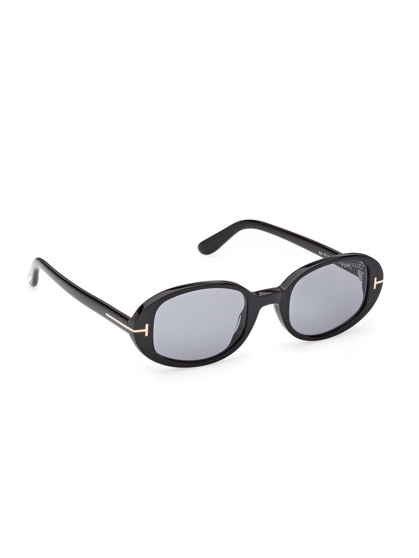 Image 6 of 6 of Tom Ford Iggy Oval Sunglasses - Black